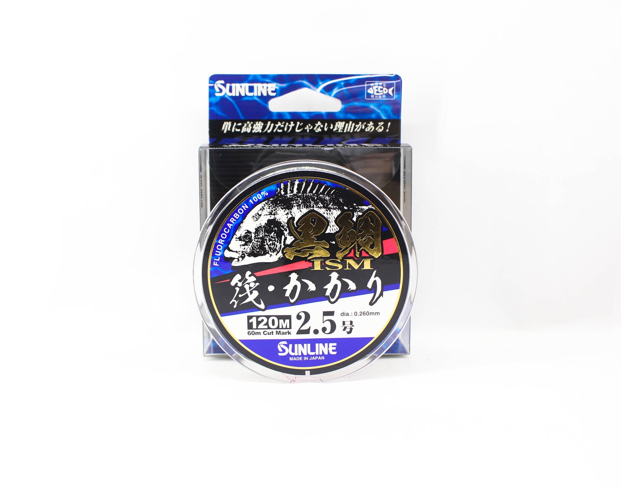 Sunline Fluorocarbon Kurodai ISM Bream Clear 120m #2.5 10lb 0.26mm (6566)