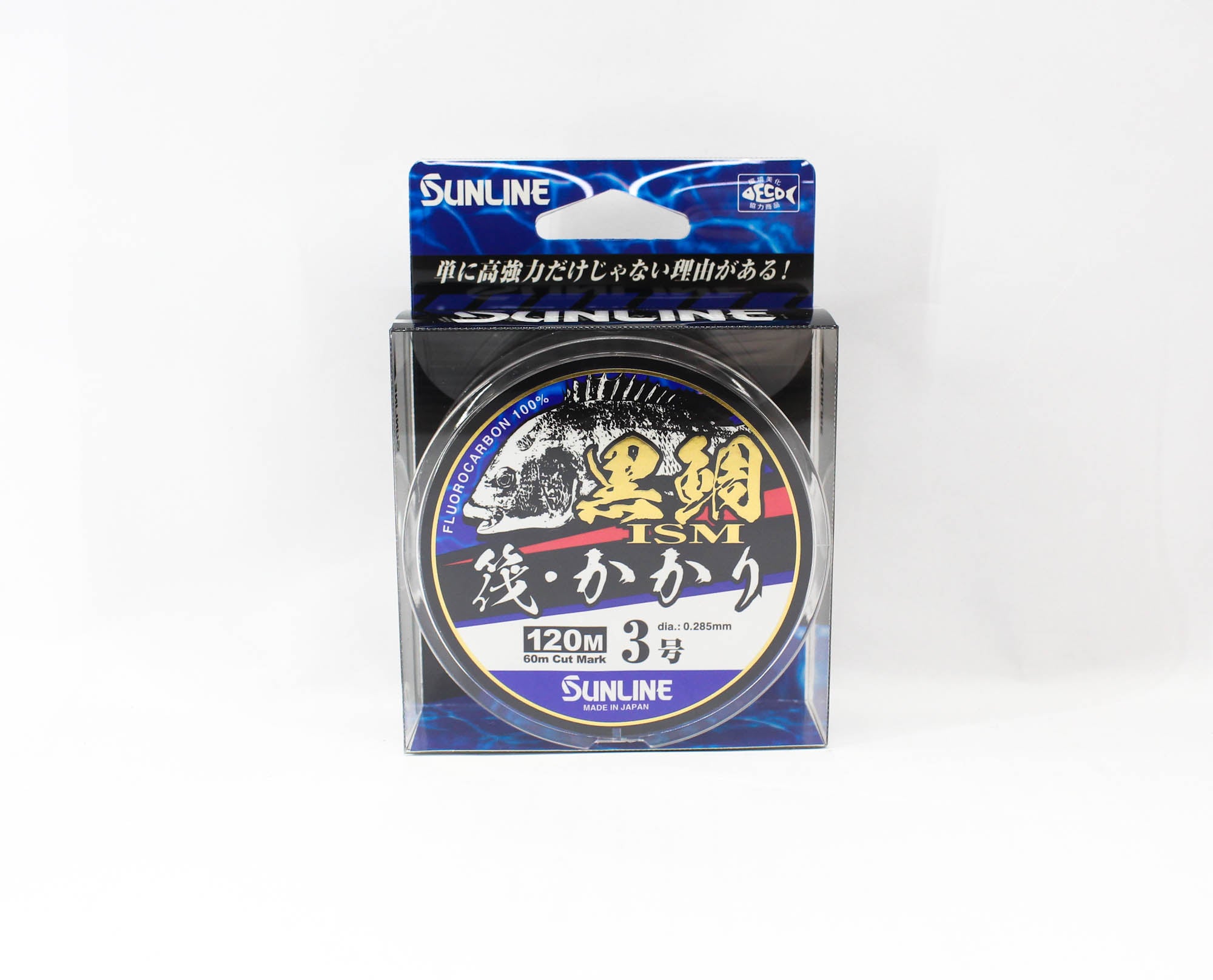 Sunline Fluorocarbon Kurodai ISM Bream Clear 120m #3 12lb 0.285mm (6573)