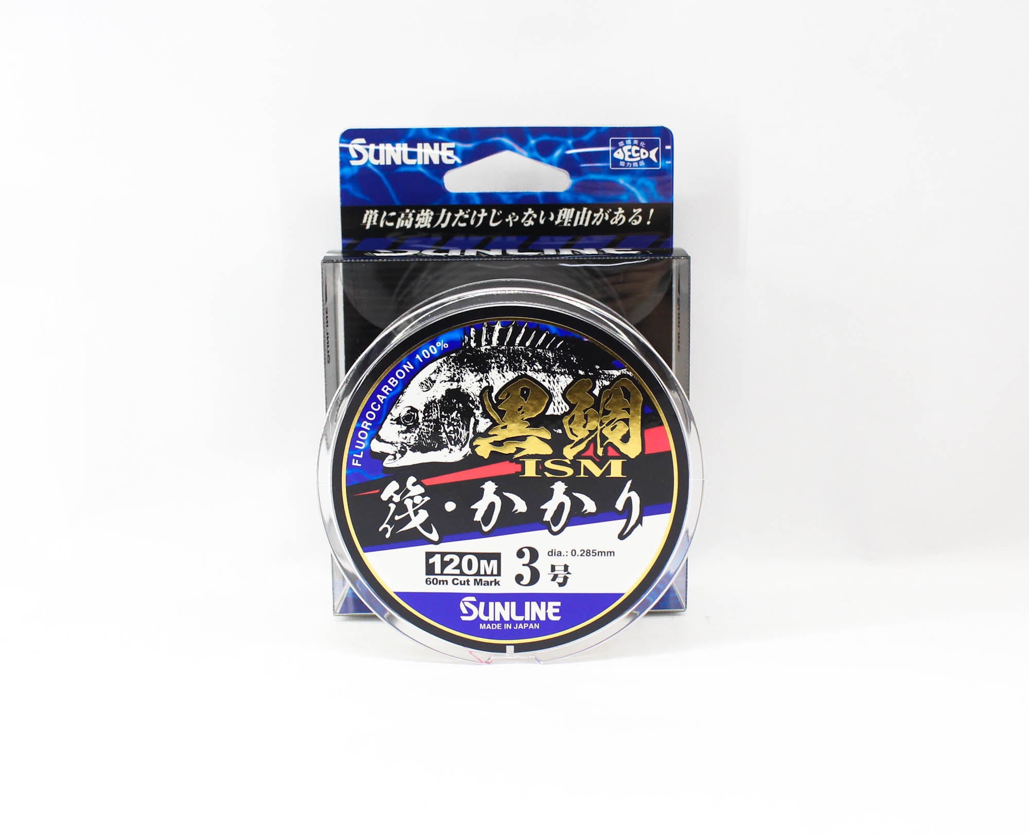 Sunline Fluorocarbon Kurodai ISM Bream Clear 120m #3 12lb 0.285mm (6573)