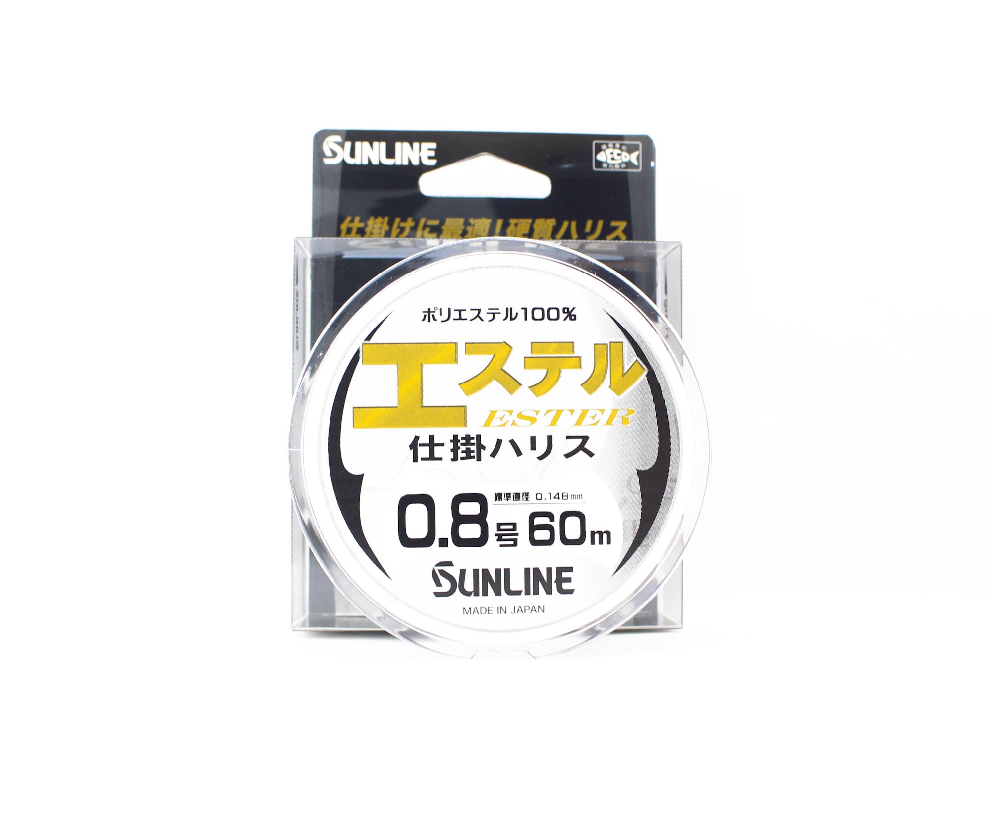 Sunline Ester Leader HG Clear 60m #0.8 2.5lb 0.148mm (6832)
