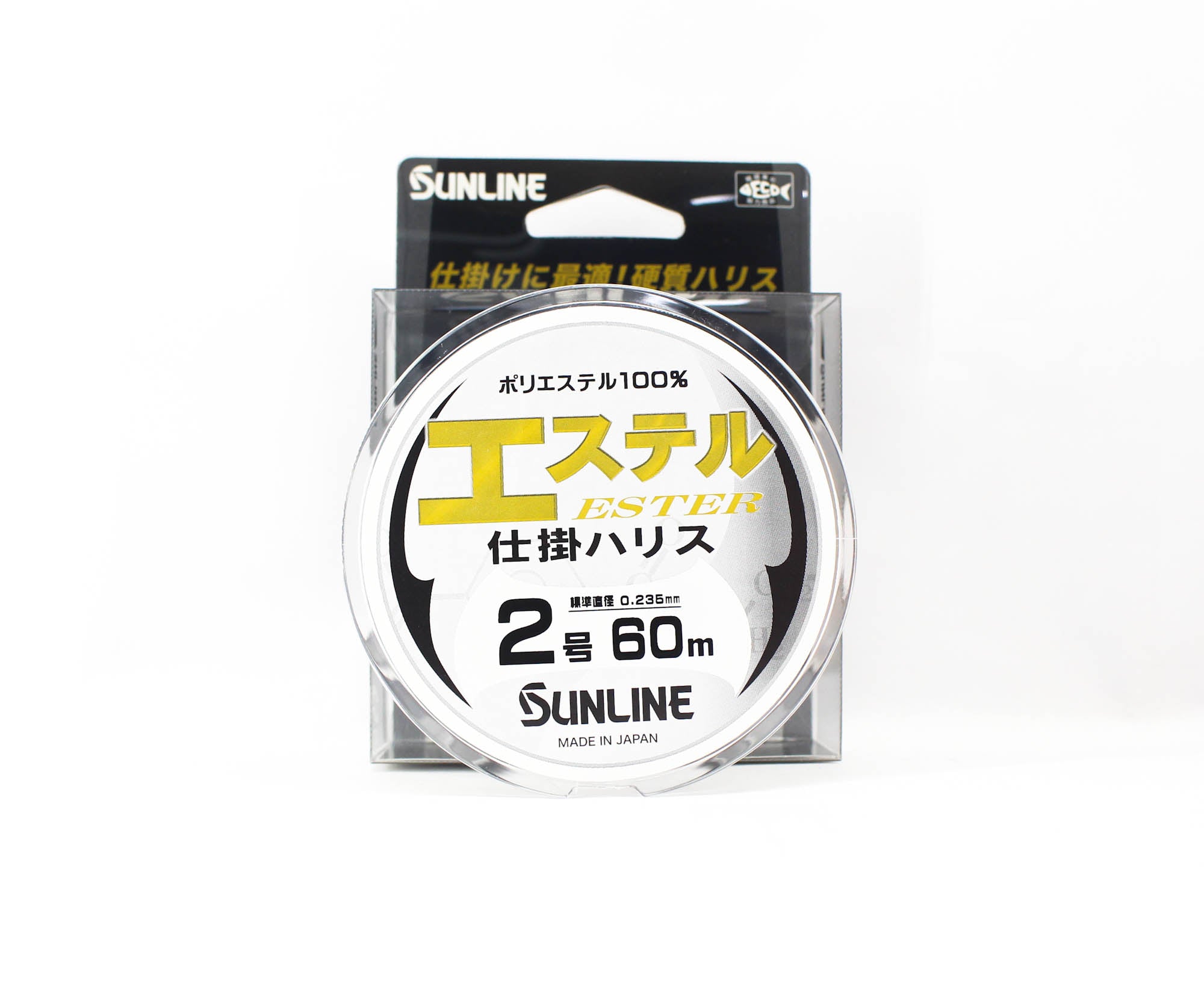 Sunline Ester Leader HG Clear 60m #2 8lb 0.235mm (6870)