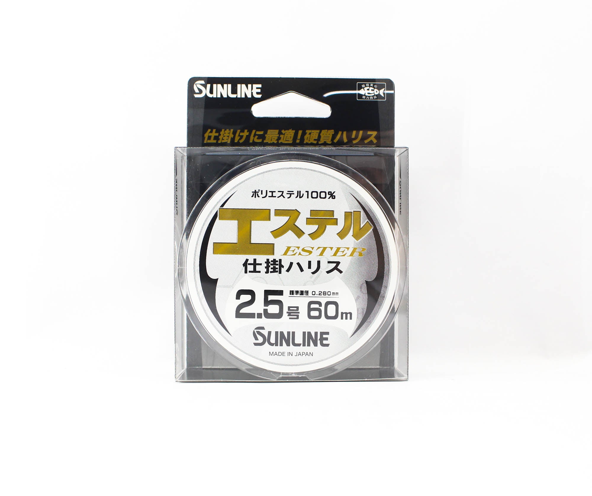 Sunline Ester Leader HG Clear 60m #2.5 10lb 0.26mm (6887)