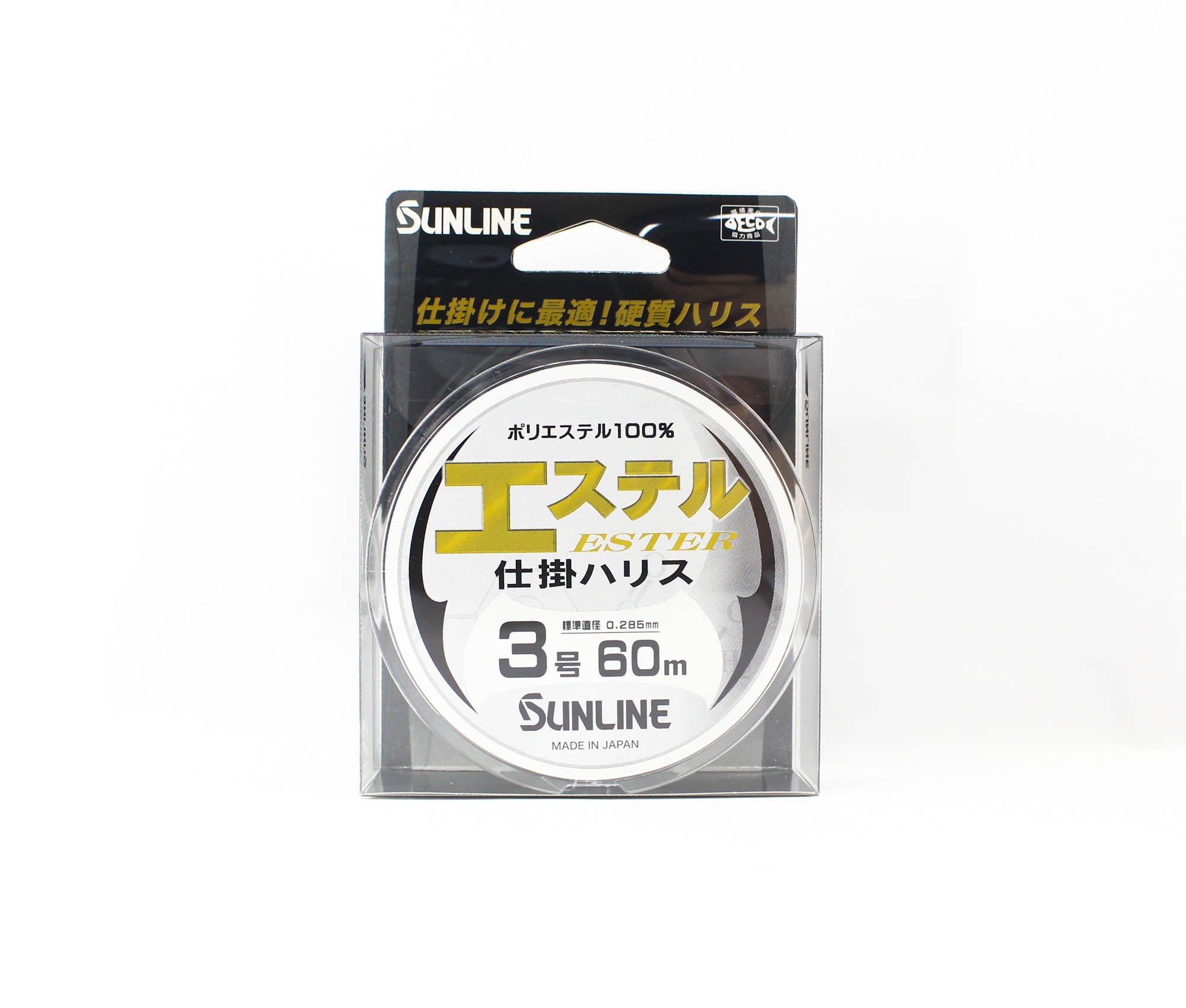 Sunline Ester Leader HG Clear 60m #3 12lb 0.285mm (6894)