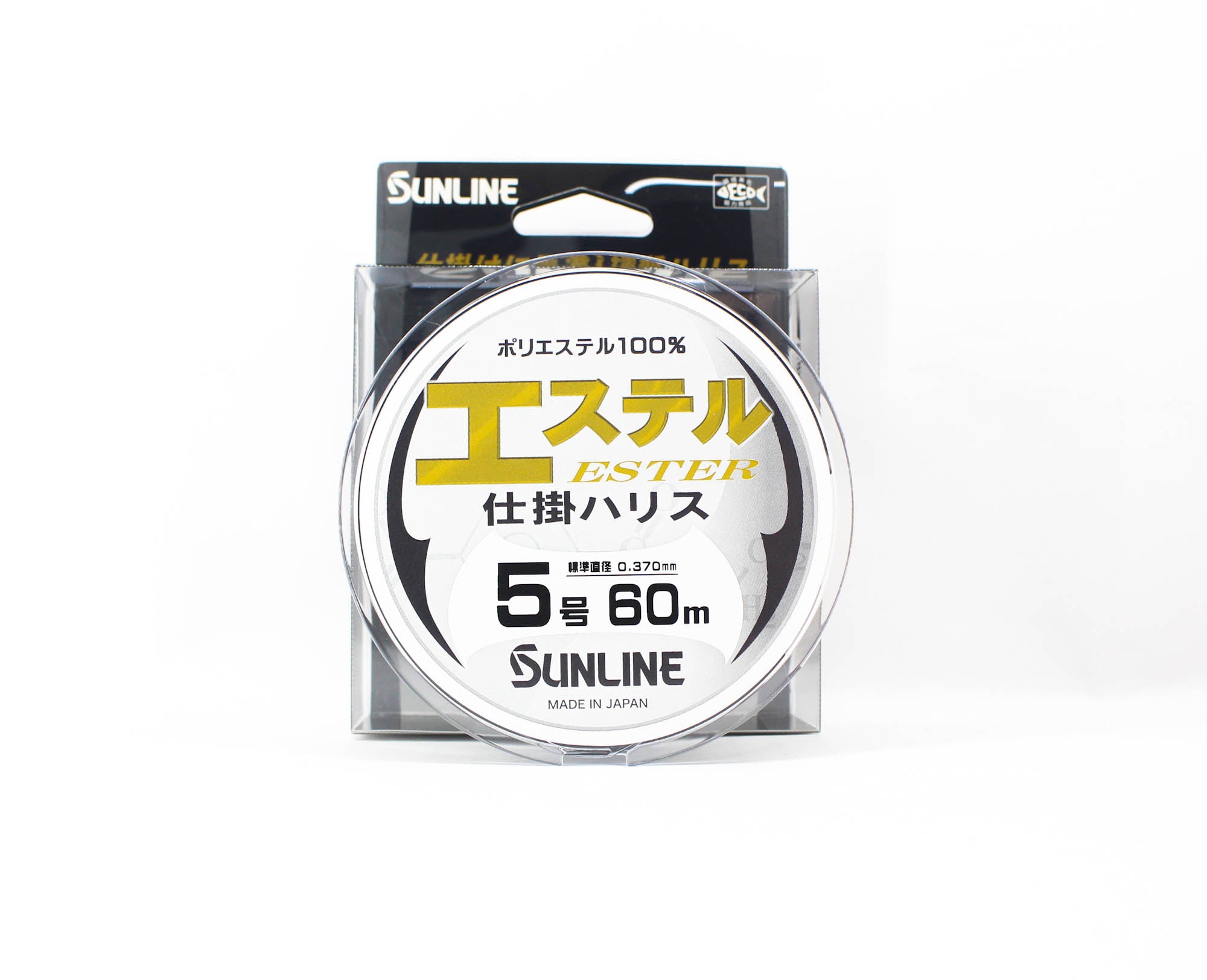 Sunline Ester Leader HG Clear 60m #5 20lb 0.37mm (6917)