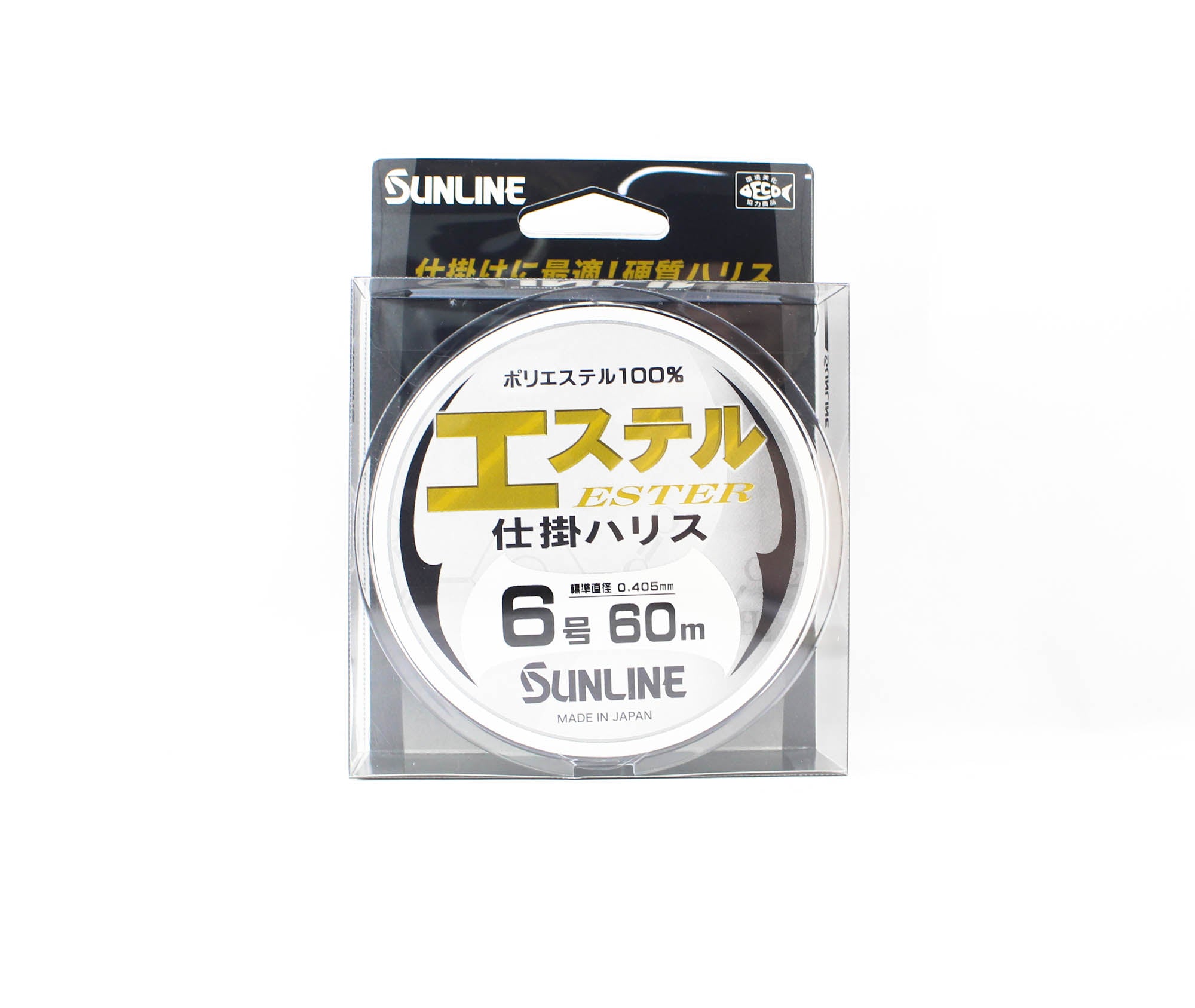 Sunline Ester Leader HG Clear 60m #6 22lb 0.405mm (6924)