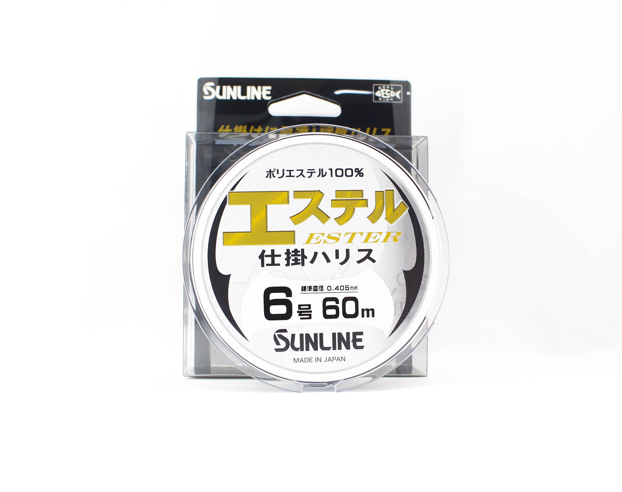 Sunline Ester Leader HG Clear 60m #6 22lb 0.405mm (6924)