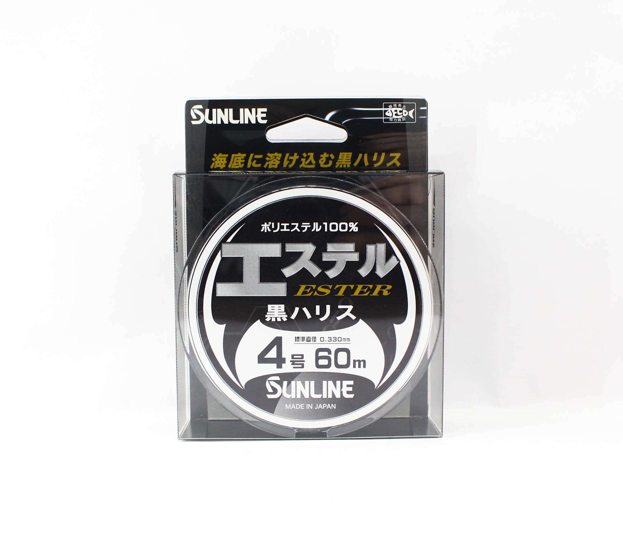 Sunline Ester Leader HG Black 60m #4 16lb 0.33mm (6986)