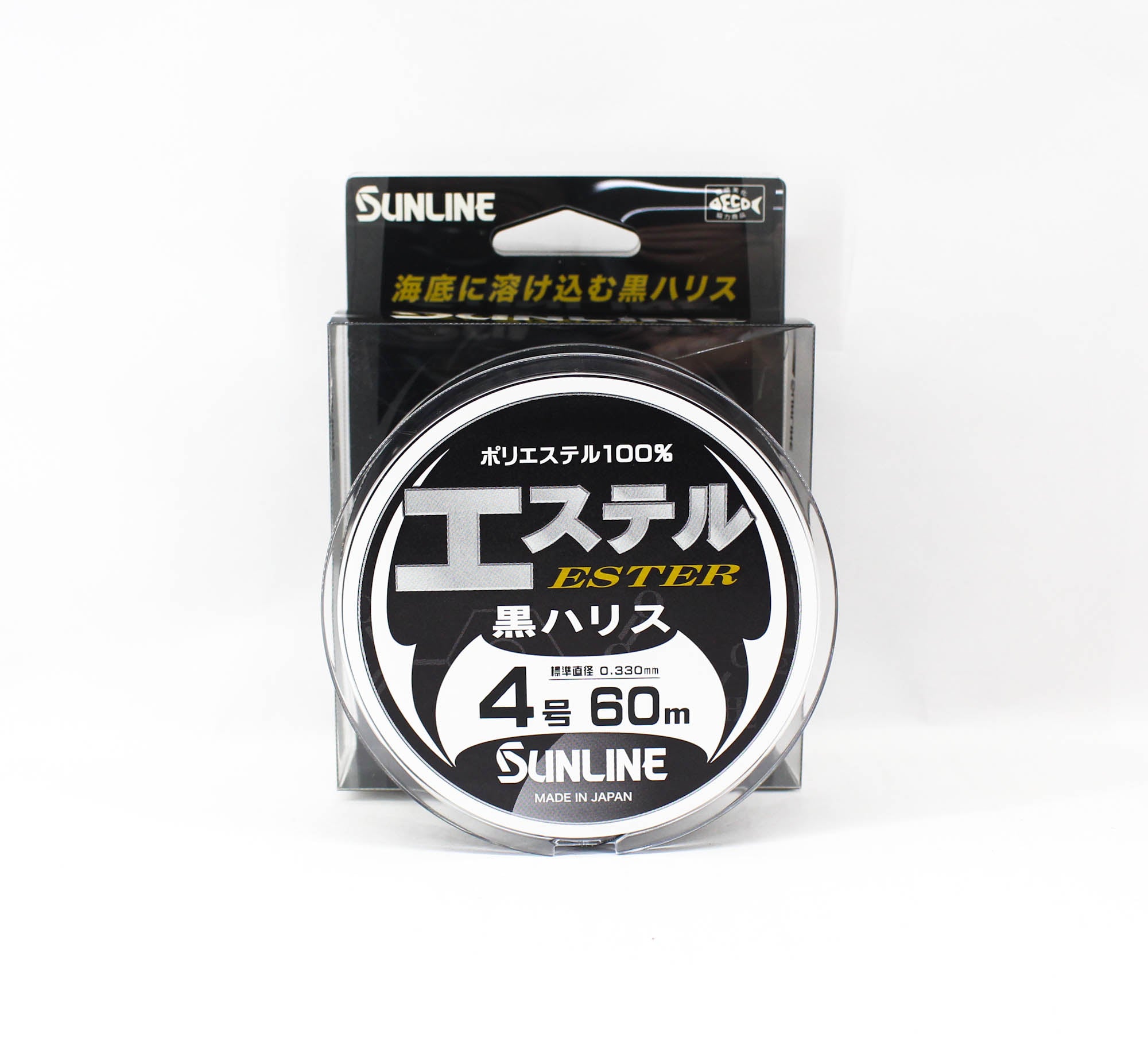 Sunline Ester Leader HG Black 60m #4 16lb 0.33mm (6986)