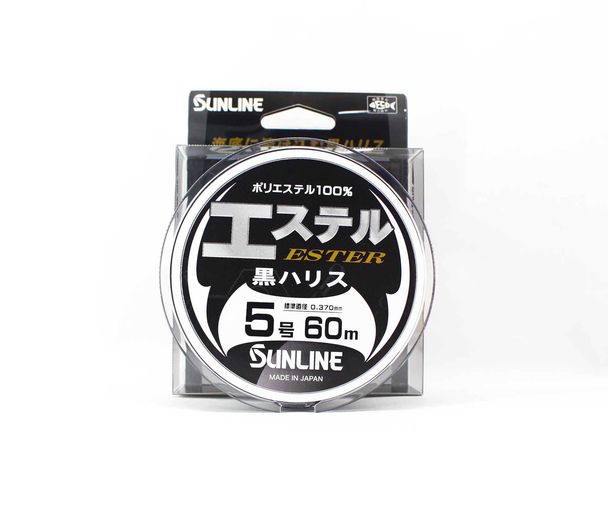Sunline Ester Leader HG Black 60m #5 20lb 0.37mm (6993)