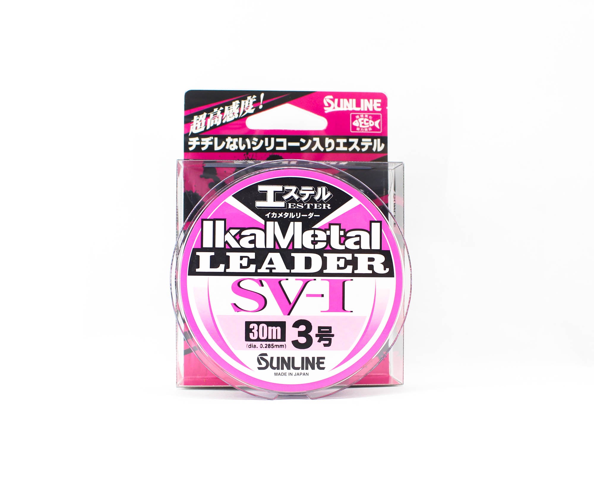 Sunline Ester Leader Ika Metal SV-1 Pink 30m #3 12lb 0.285mm (7976)