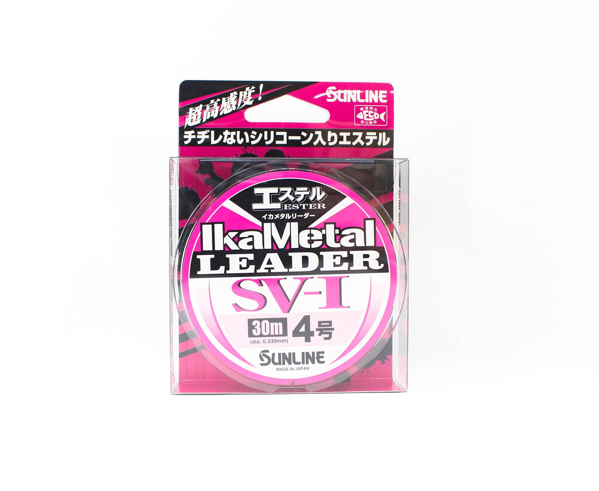 Sunline Ester Leader Ika Metal SV-1 Pink 30m #4 16lb 0.33mm (7983)