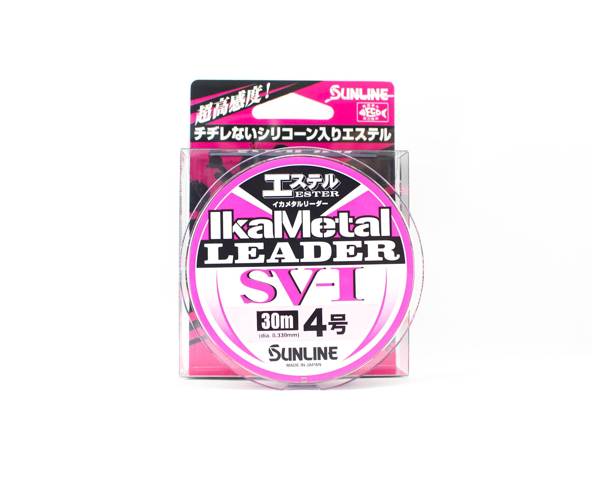 Sunline Ester Leader Ika Metal SV-1 Pink 30m #4 16lb 0.33mm (7983)