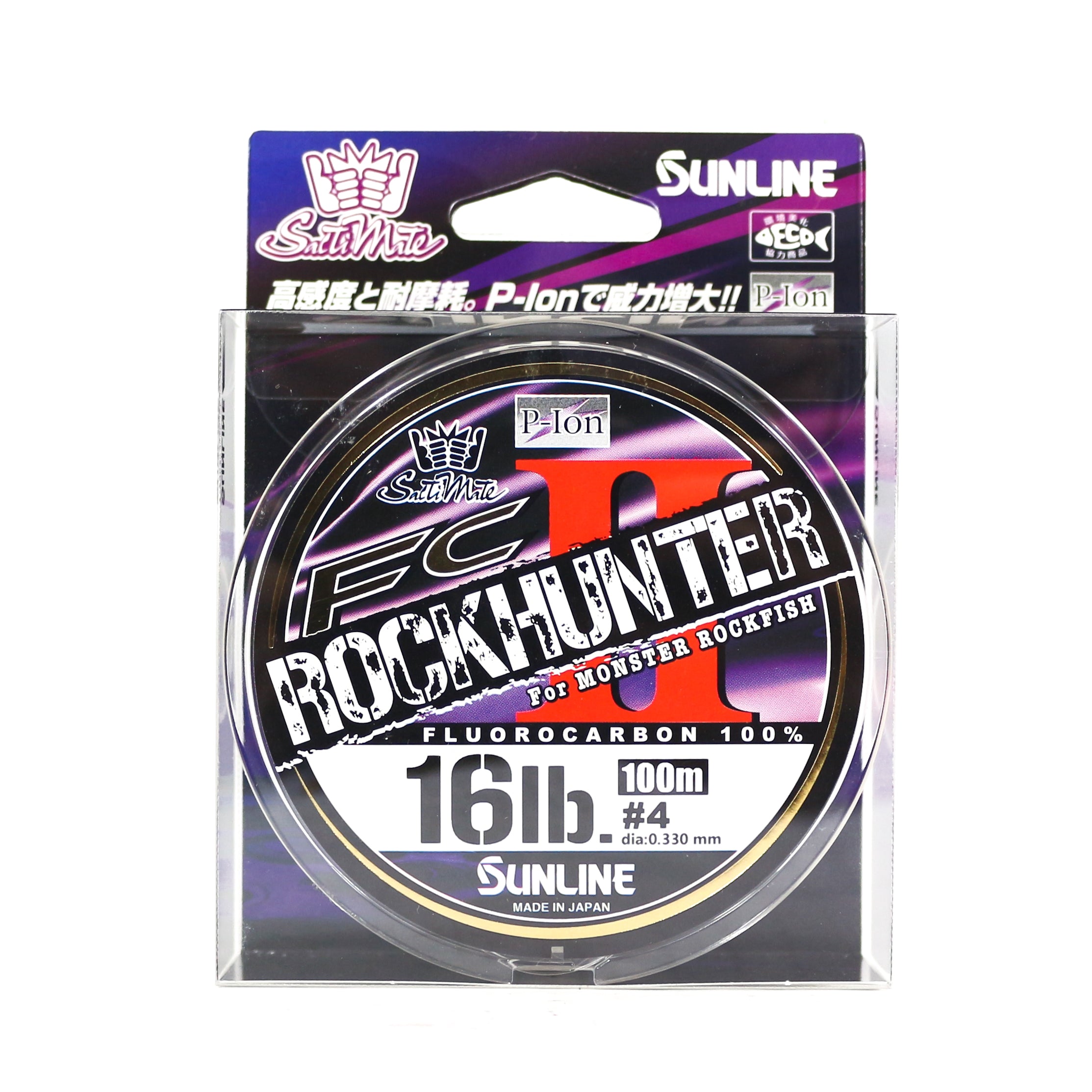 Sunline Fluorocarbon Leader Rock Hunter II 100m 16lb 0.33mm (9116)