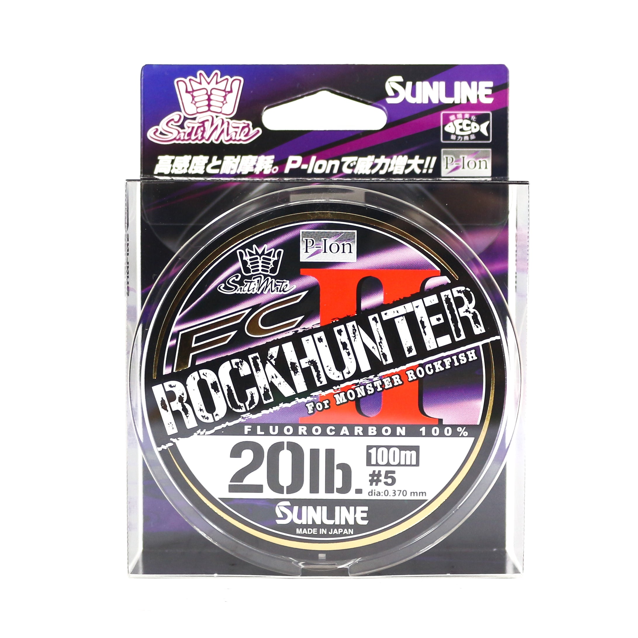 Sunline Fluorocarbon Leader Rock Hunter II 100m 20lb 0.37mm (9130)
