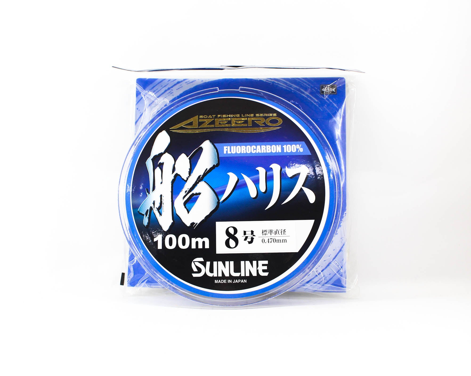 Sunline Fluorocarbon Line Azeero Boat Harris 100m 30lb #8, 0.47mm (9635)