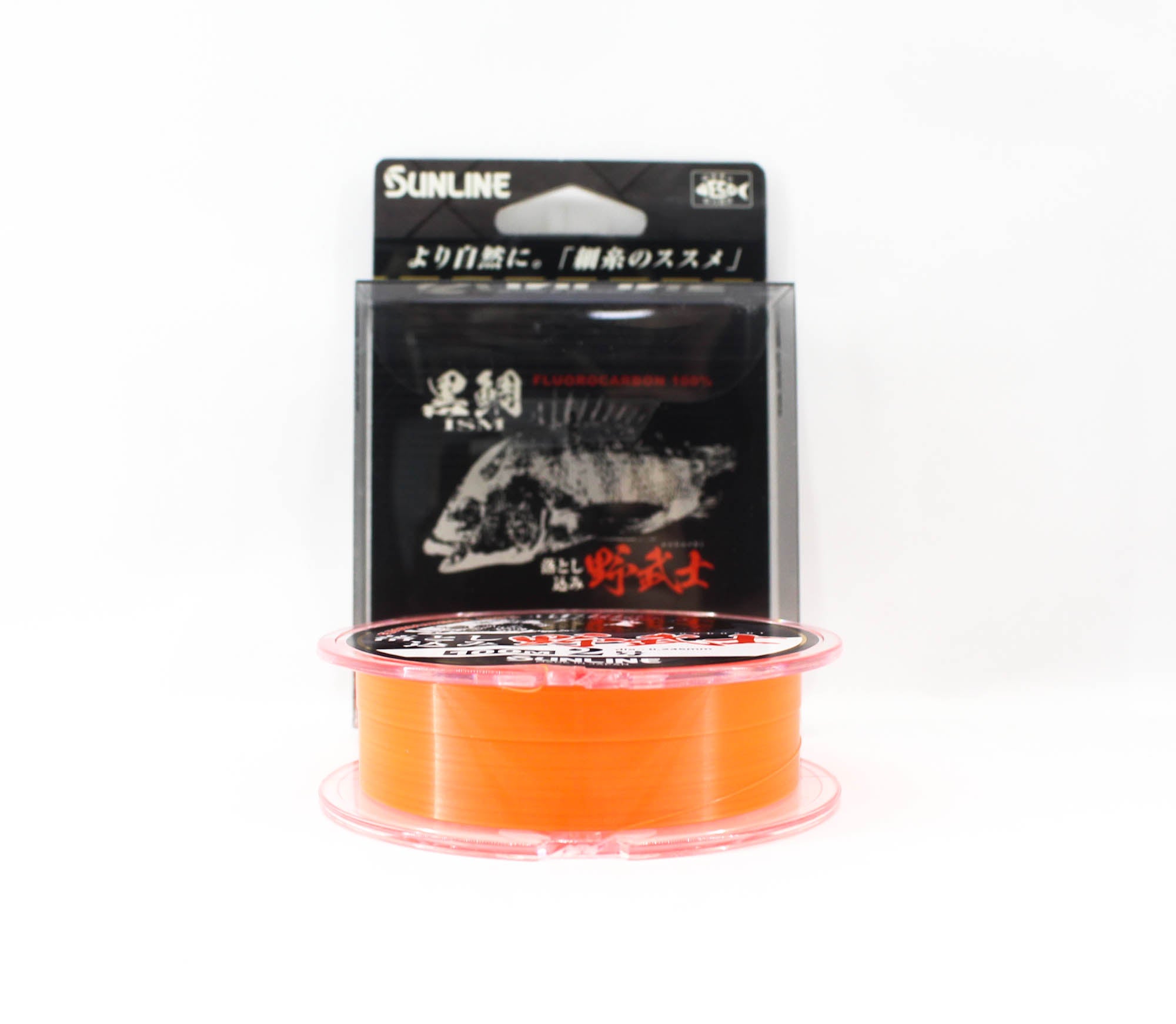 Sunline Fluorocarbon Kurodai ISM Bream Orange 100m #2 8lb 0.235mm (0907)