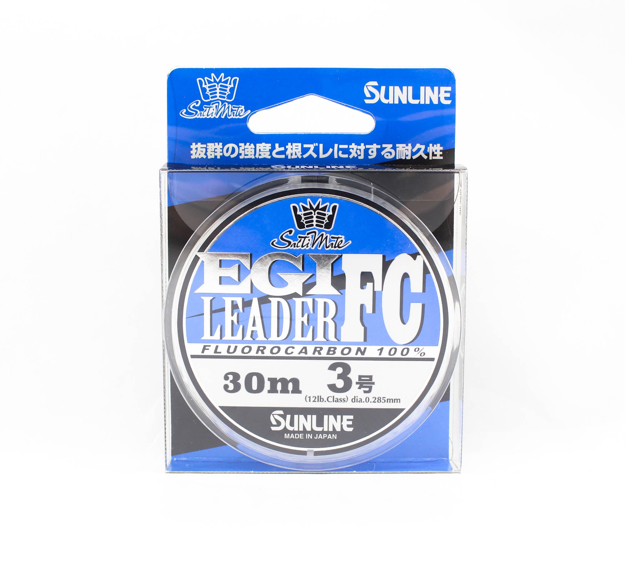 Sunline Fluorocarbon Leader Egi Saltimate 30m #3 12lb (1201)