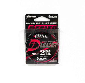Sunligne Fluorocarbon Leader Defier D-Leader 30m 2lb 0.128mm Sunligne Fluorocarbon Leader Defier D-Leader 30m 2lb 0.128mm
