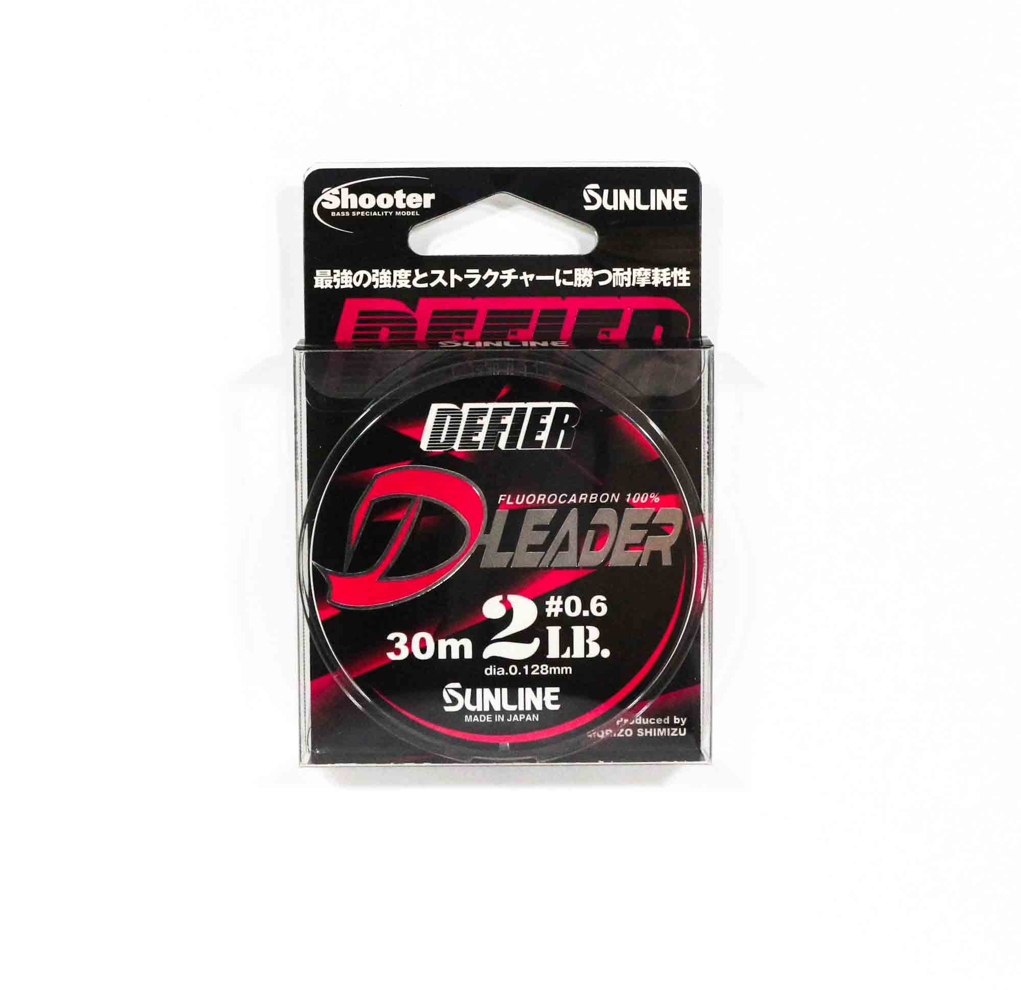 Sunline Fluorocarbon Leader Defier D-Leader 30m 2lb 0.128mm (1478)