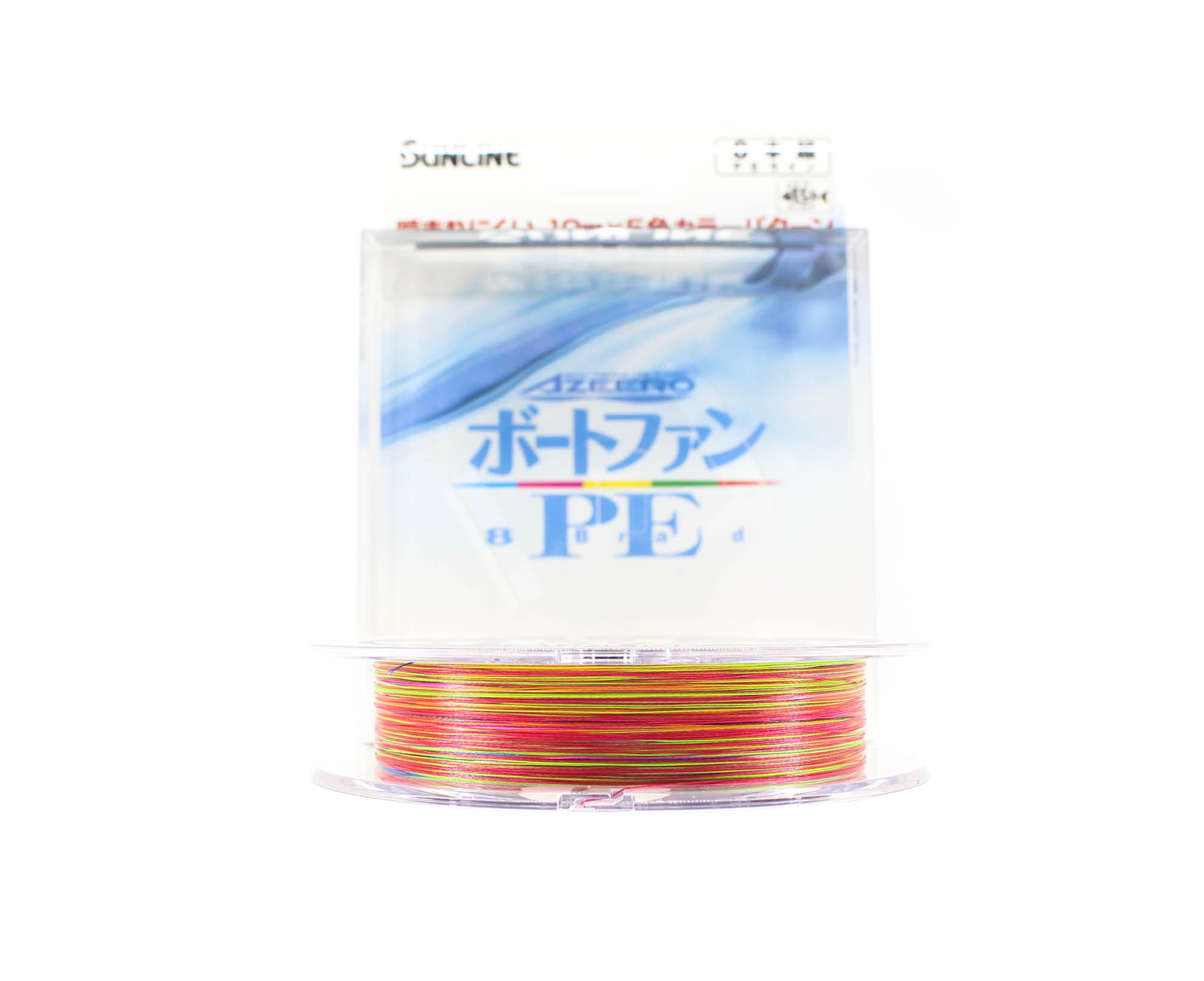 Sunline P.E Line X8 Azeero Boat Fan 300m P.E 1.5 25lb Multi (2161)