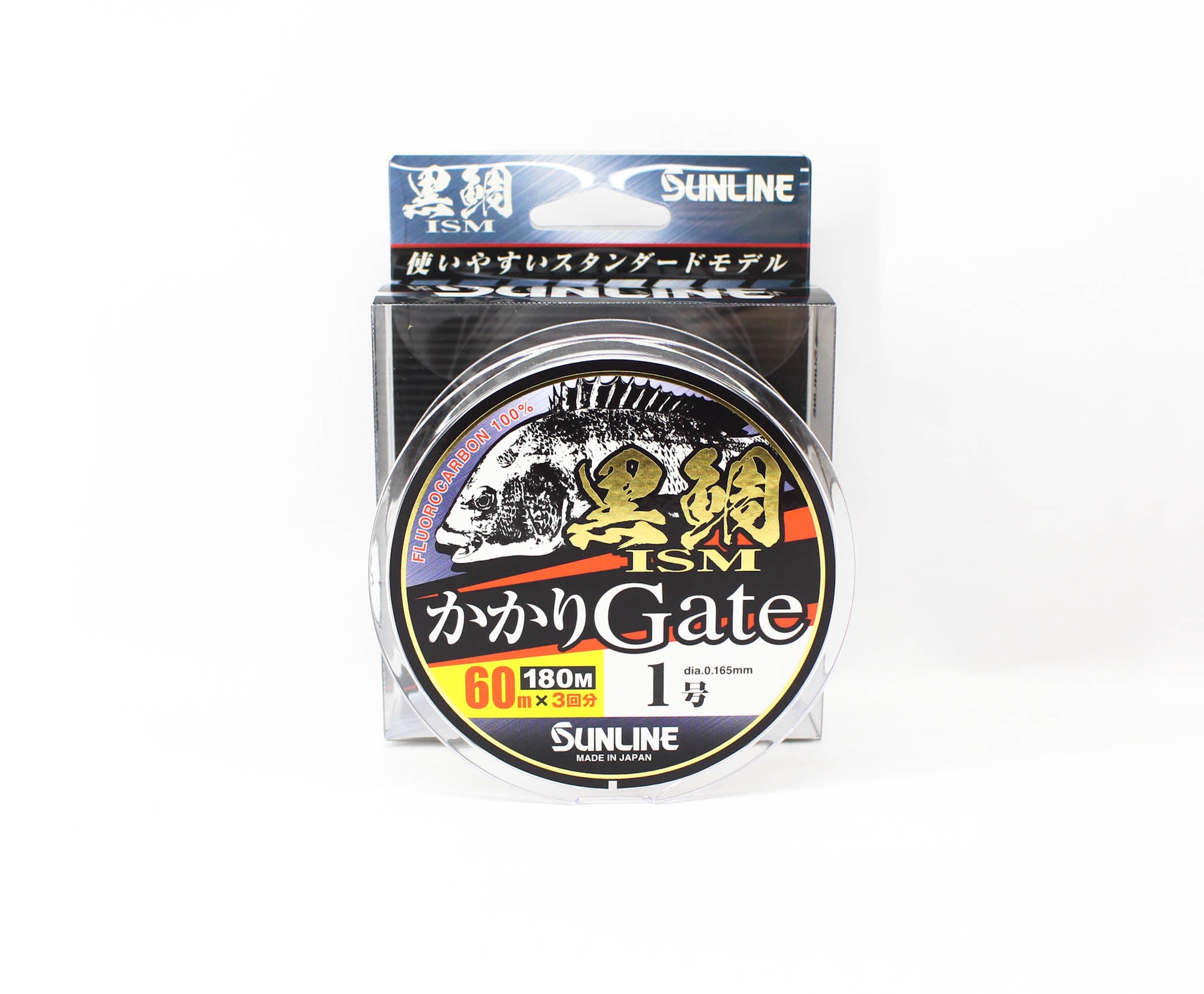 Sunline Fluorocarbon Kurodai ISM Gate Clear 180m #1 4lb 0.165mm (2765)