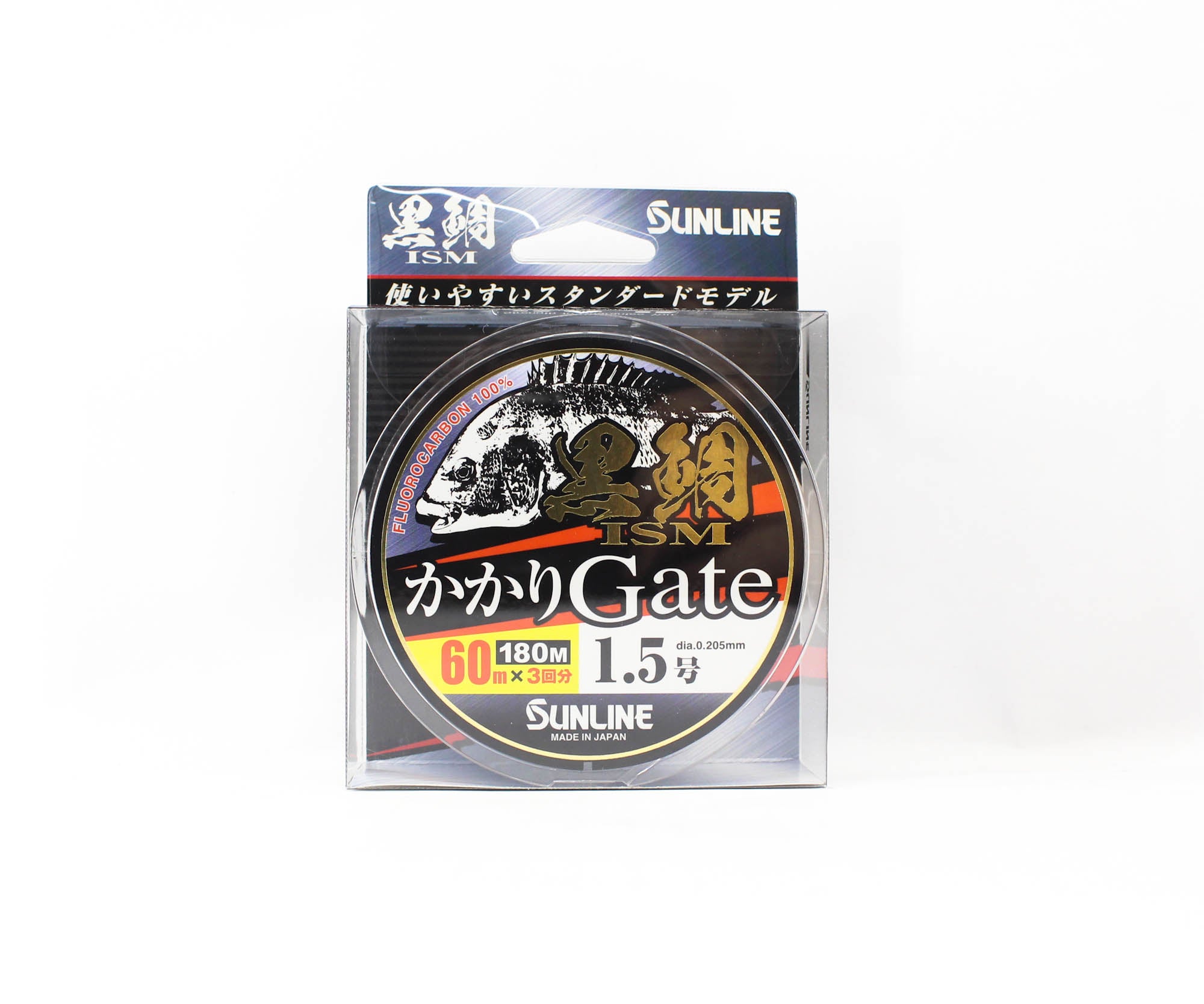Sunline Fluorocarbon Kurodai ISM Gate Clear 180m #1.5 6lb 0.205mm (2789)