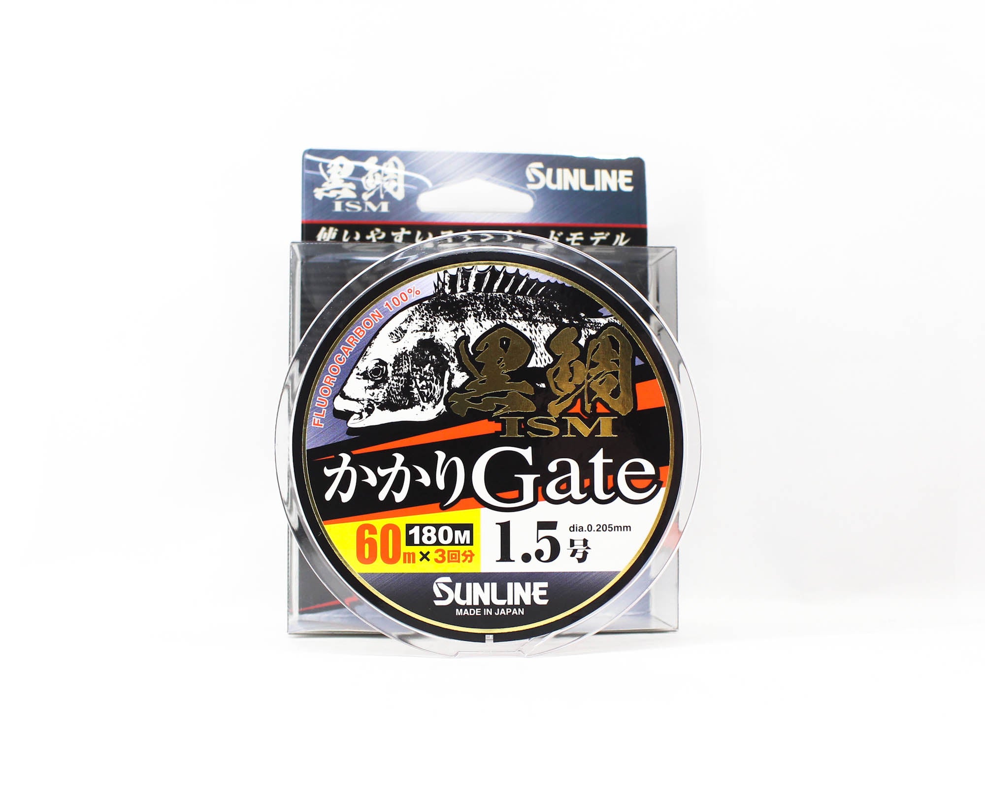 Sunline Fluorocarbon Kurodai ISM Gate Clear 180m #1.5 6lb 0.205mm (2789)