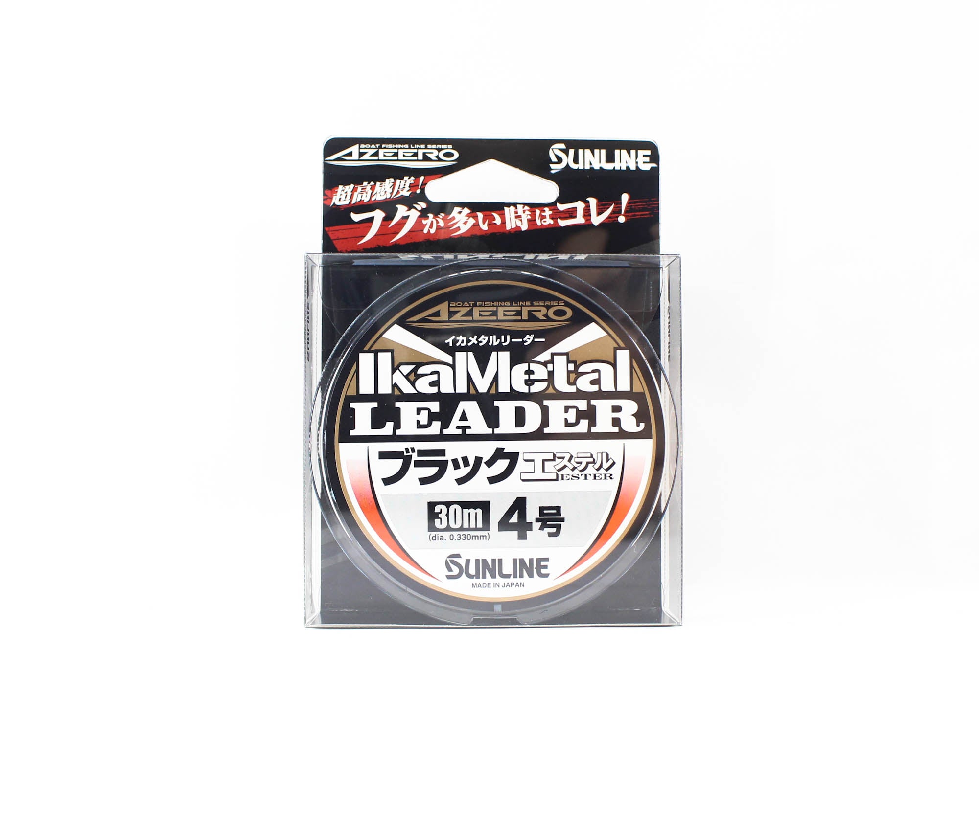 Sunline Ester Leader Ika Metal Black 30m #4 16lb 0.33mm (4356)