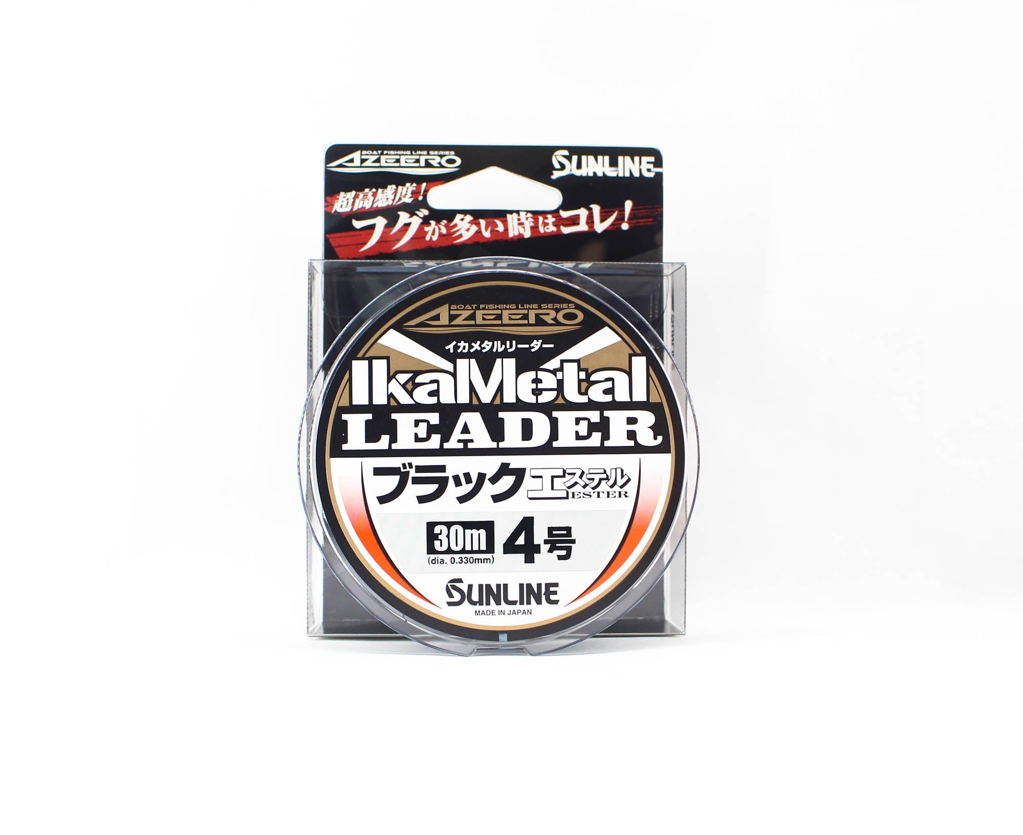 Sunline Ester Leader Ika Metal Black 30m #4 16lb 0.33mm (4356)