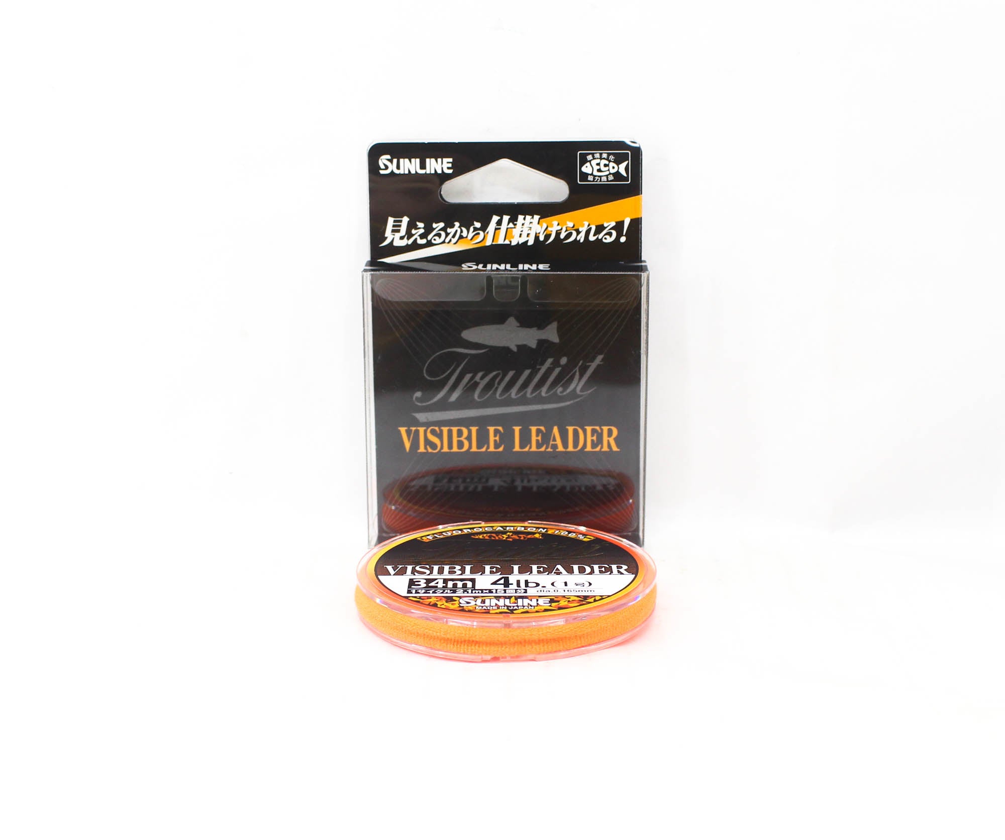 Sunline Fluorocarbon Leader Troutist Visible Leader HG 34m 4Lb (5216)