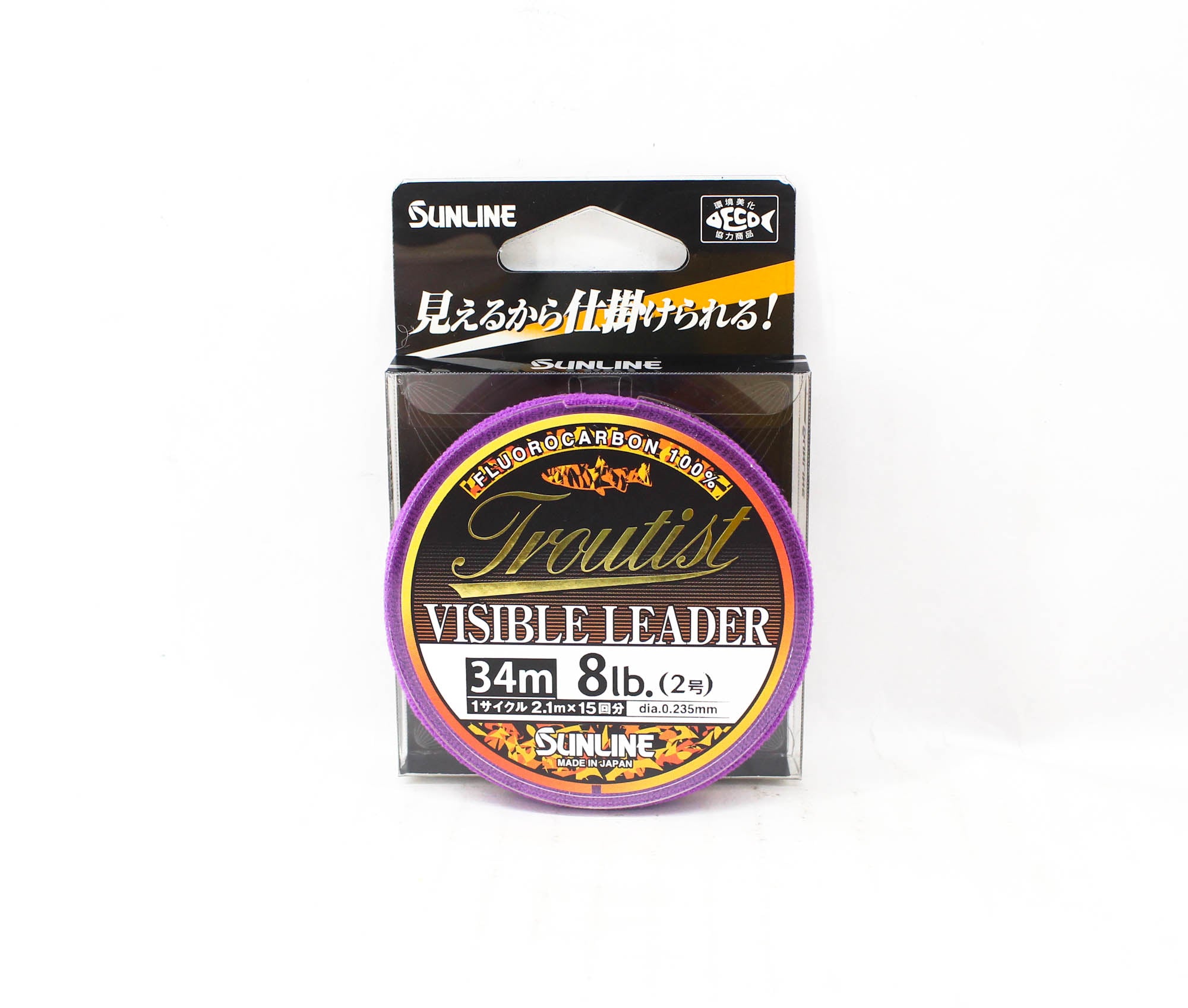 Sunline Fluorocarbon Leader Troutist Visible Leader HG 34m 8Lb (5254)