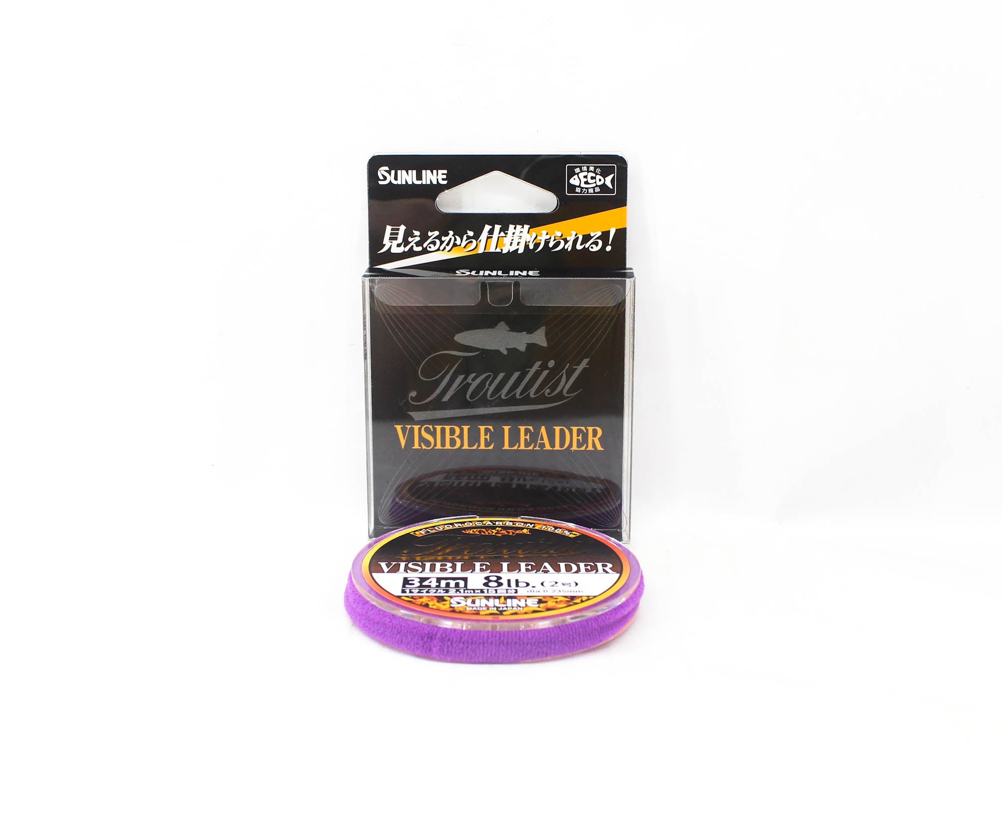 Sunline Fluorocarbon Leader Troutist Visible Leader HG 34m 8Lb (5254)