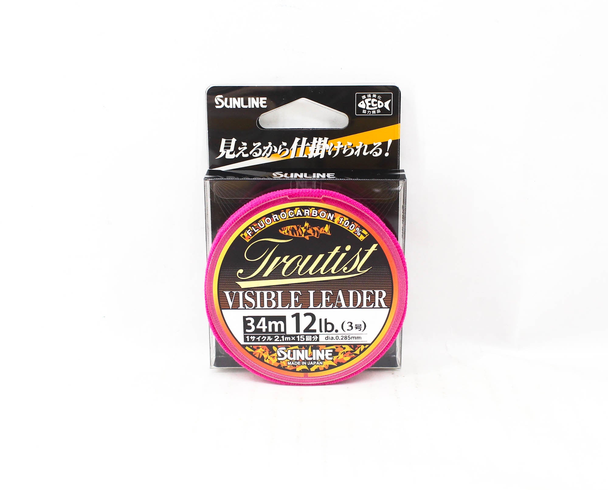 Sunline Fluorocarbon Leader Troutist Visible Leader HG 34m 12Lb (5278)
