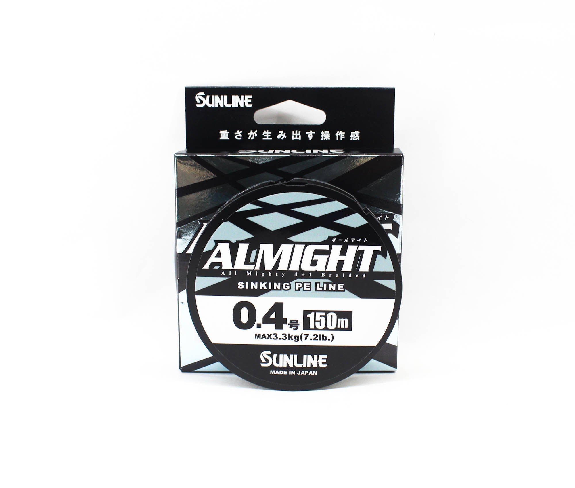 Sunline P.E Line X4 Almight Sinking P.E 150m P.E 0.4 7.2lb Olive (5629)