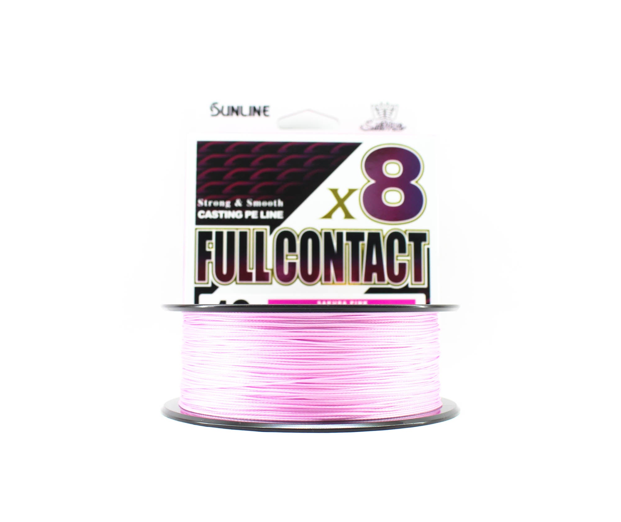 Sunline P.E Line X8 Full Contact Casting 300m P.E 10 125lb Pink (5841)