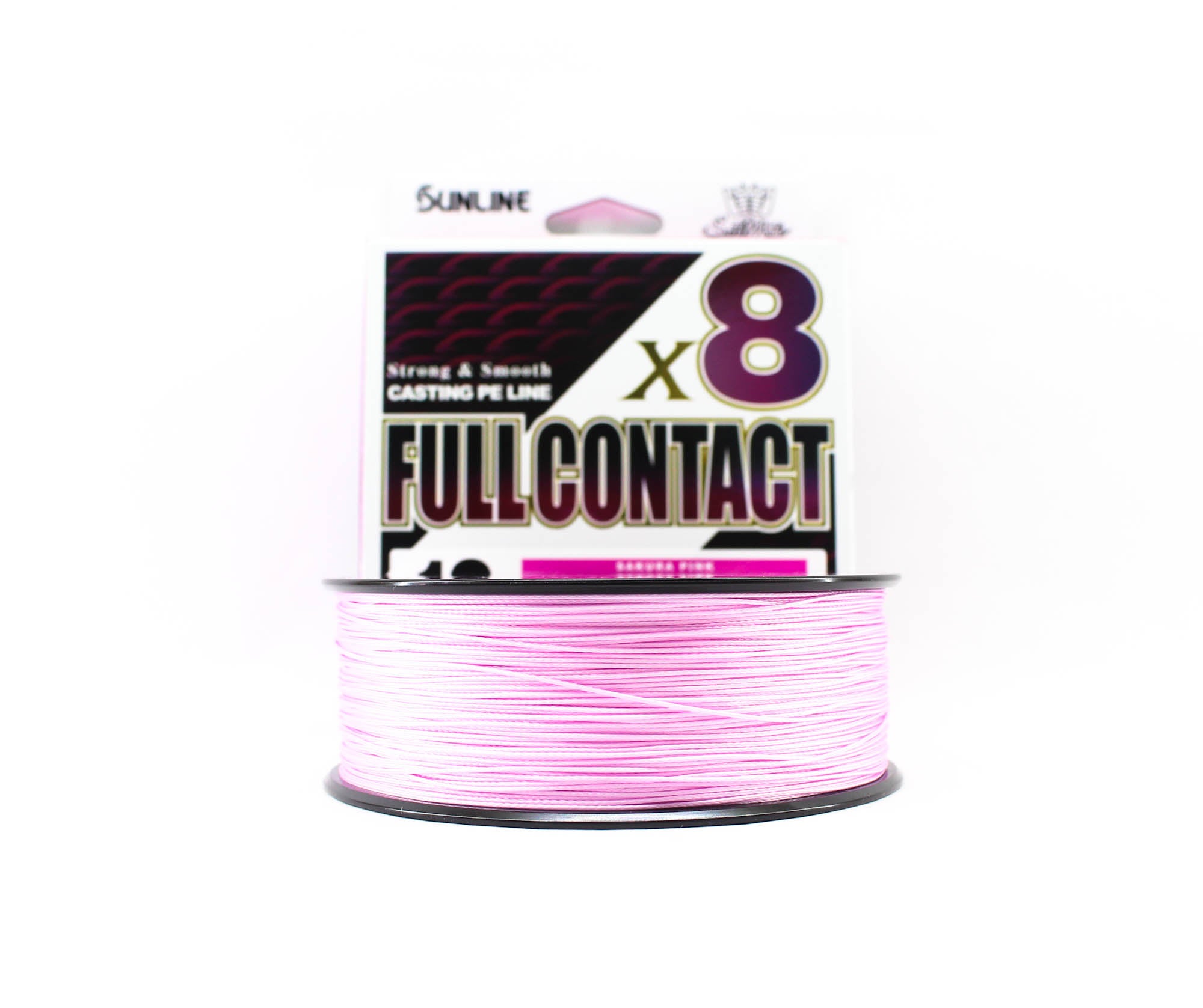 Sunline P.E Line X8 Full Contact Casting 300m P.E 12 155lb Pink (5858)