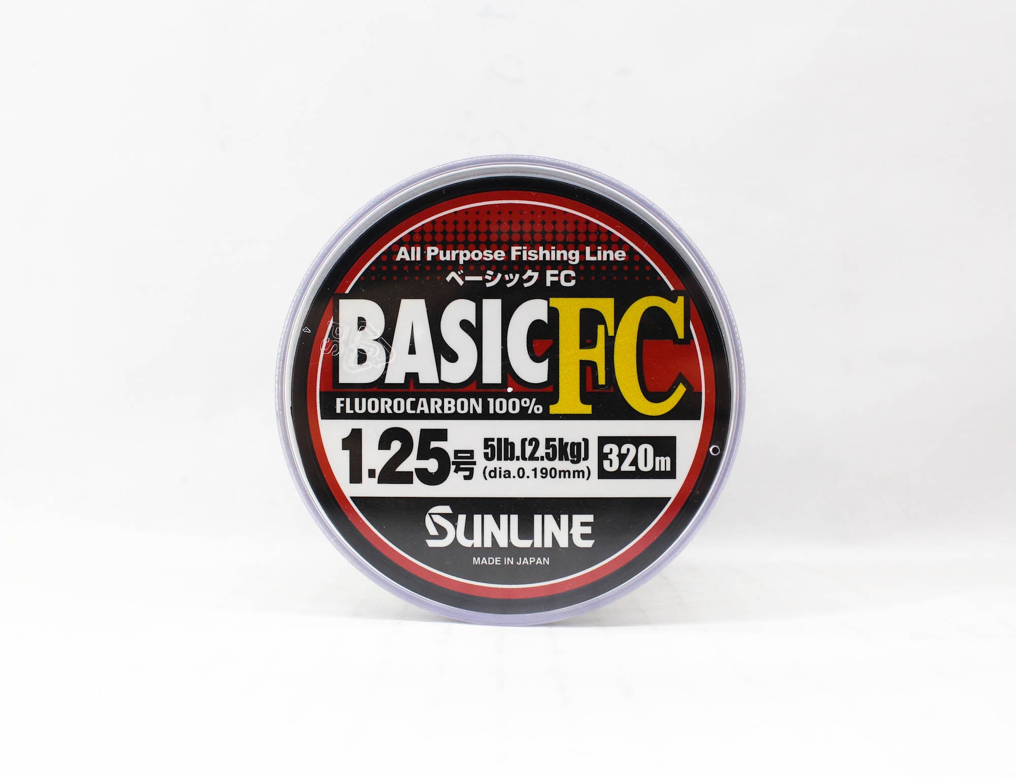 Sunline Fluorocarbon Line Basic FC 320m Size 1.25 5lb (6206)