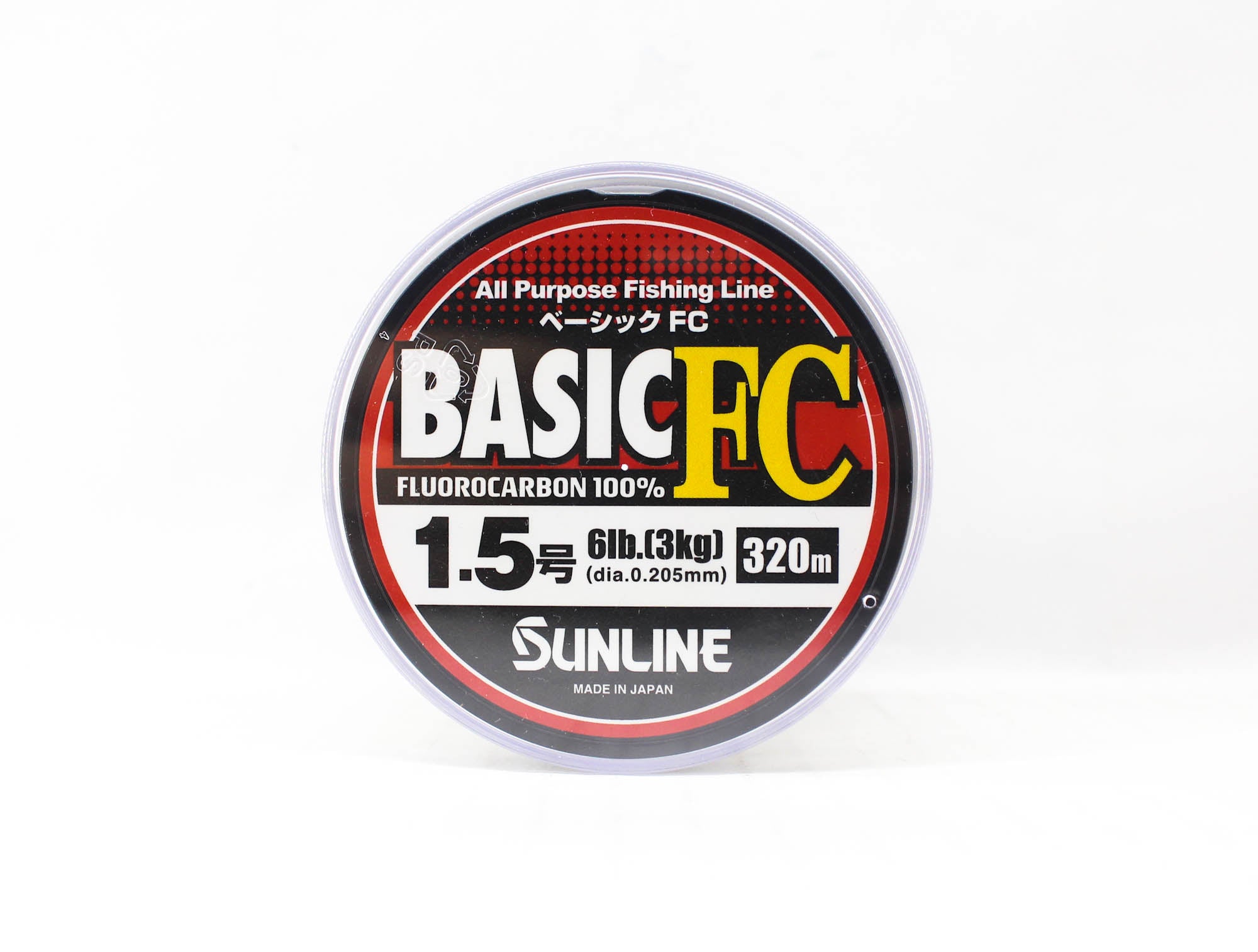 Sunline Fluorocarbon Line Basic FC 320m Size 1.5 6lb (6213)