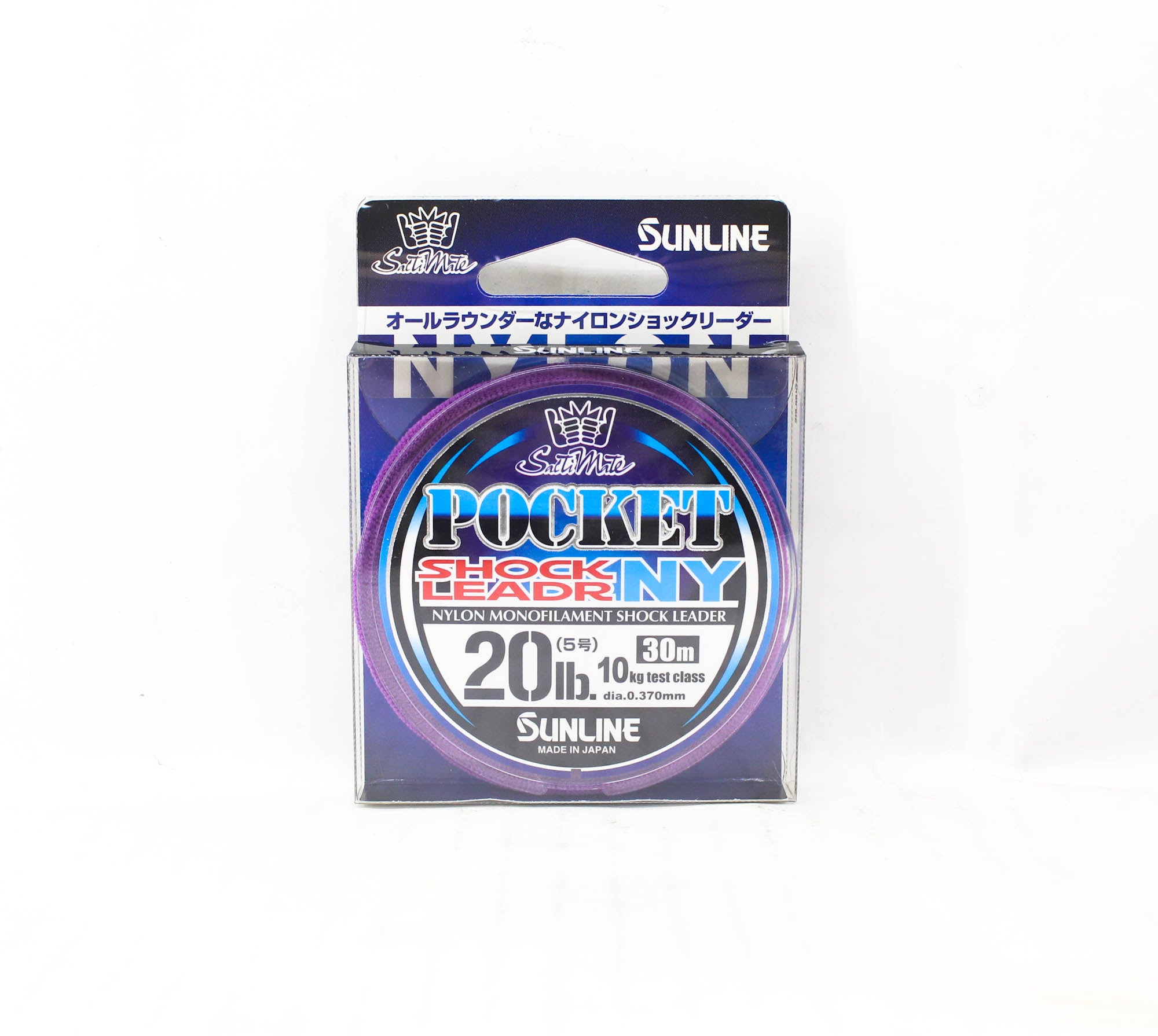 Sunline Nylon Leader Pocket NY Shock Leader 30m #5 20lb 0.370mm (6312)