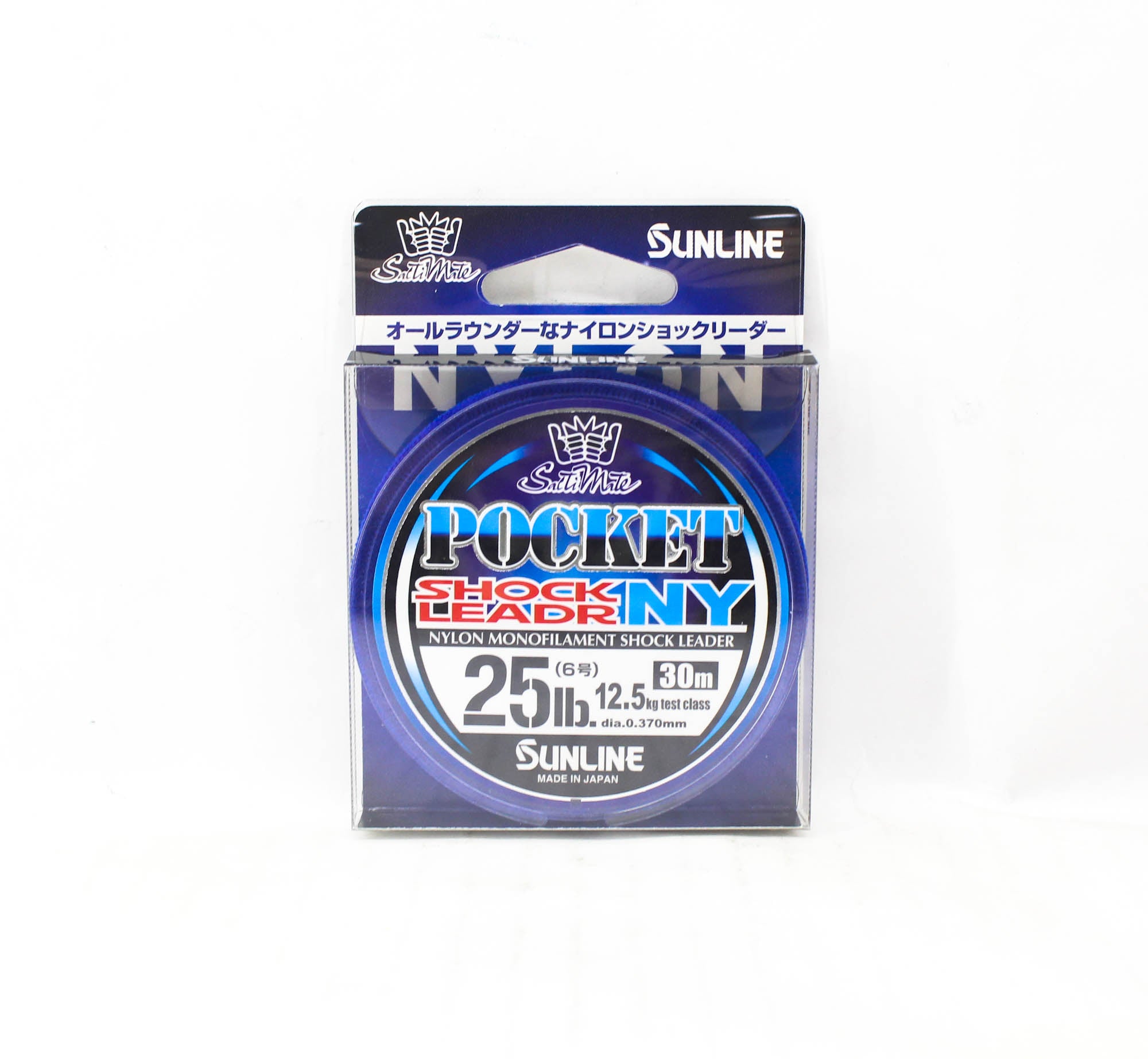 Sunline Nylon Leader Pocket NY Shock Leader 30m #6 25lb 0.370mm (6329)