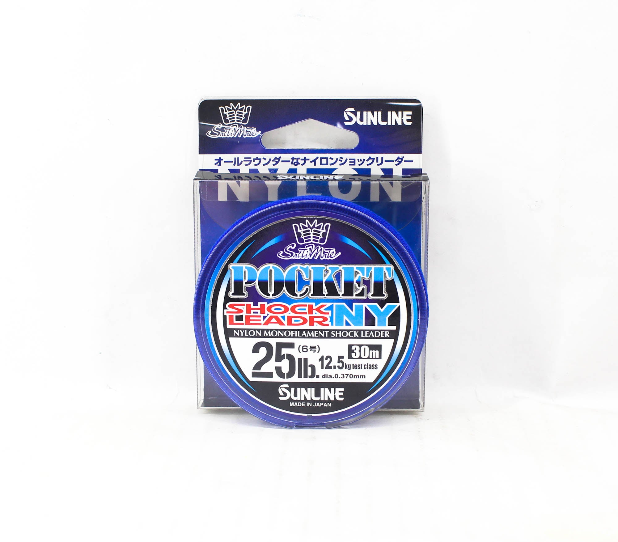 Sunline Nylon Leader Pocket NY Shock Leader 30m #6 25lb 0.370mm (6329)