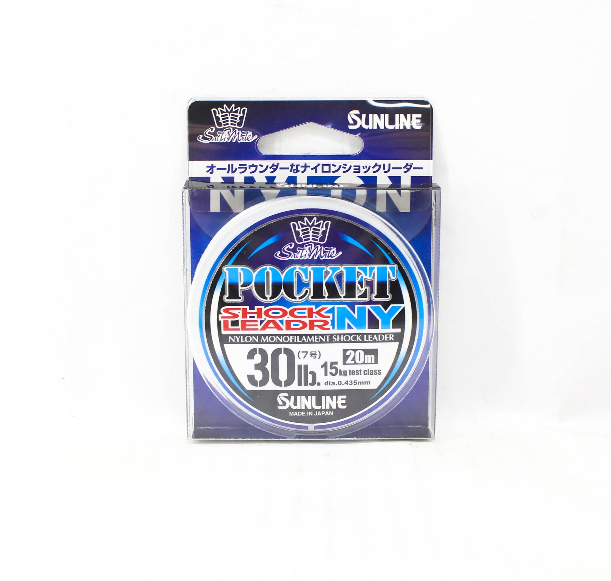 Sunline Nylon Leader Pocket NY Shock Leader 20m #7 30lb 0.435mm (6336)