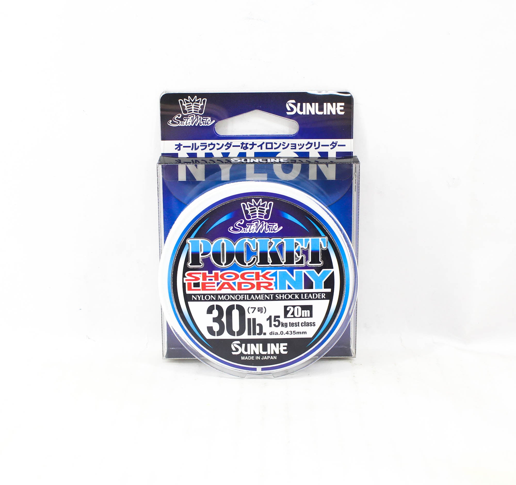Sunline Nylon Leader Pocket NY Shock Leader 20m #7 30lb 0.435mm (6336)