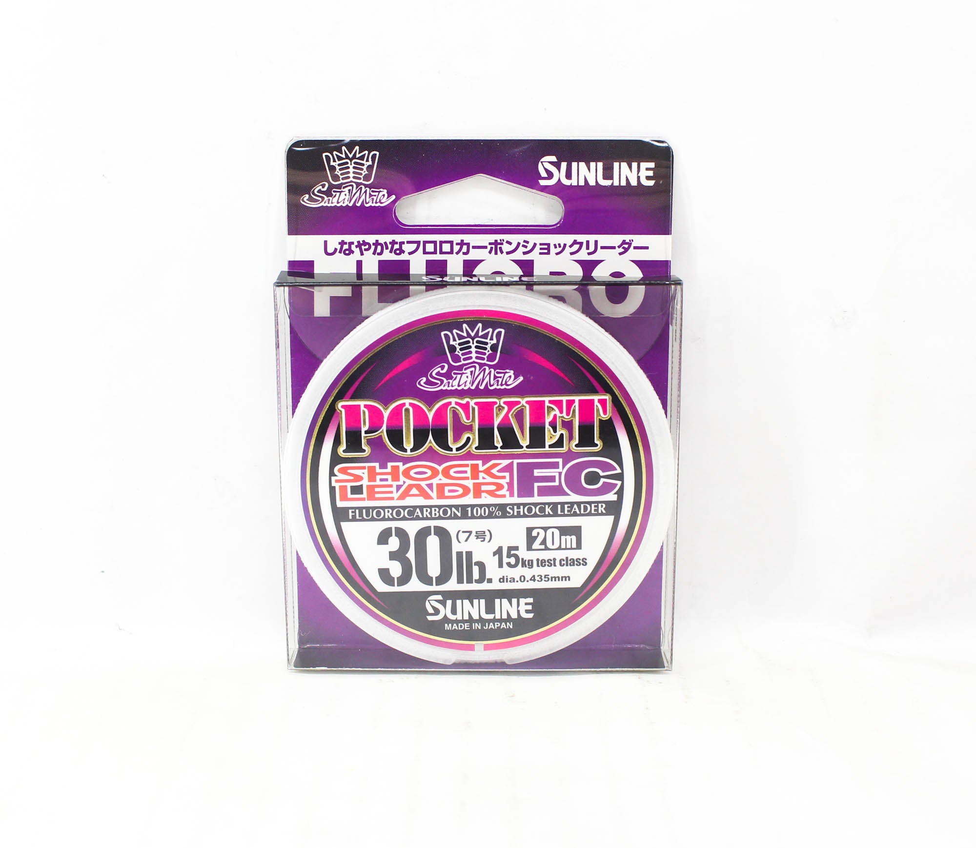 Sunline Fluorocarbon Leader Pocket FC Shock 20m #7 30lb 0.435mm (6572)