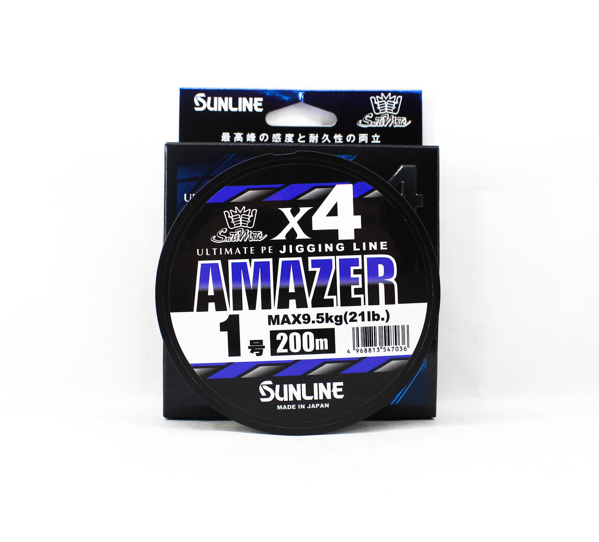 Sunline P.E Line Amazer X4 HG Jigging 200M P.E 1 21lb Multi (7036)