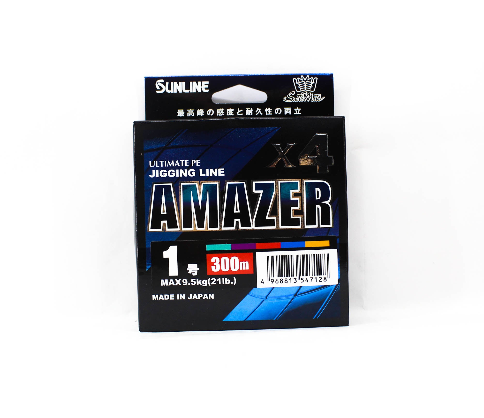 Sunline P.E Line Amazer X4 HG Jigging 300M P.E 1 21lb Multi (7128)