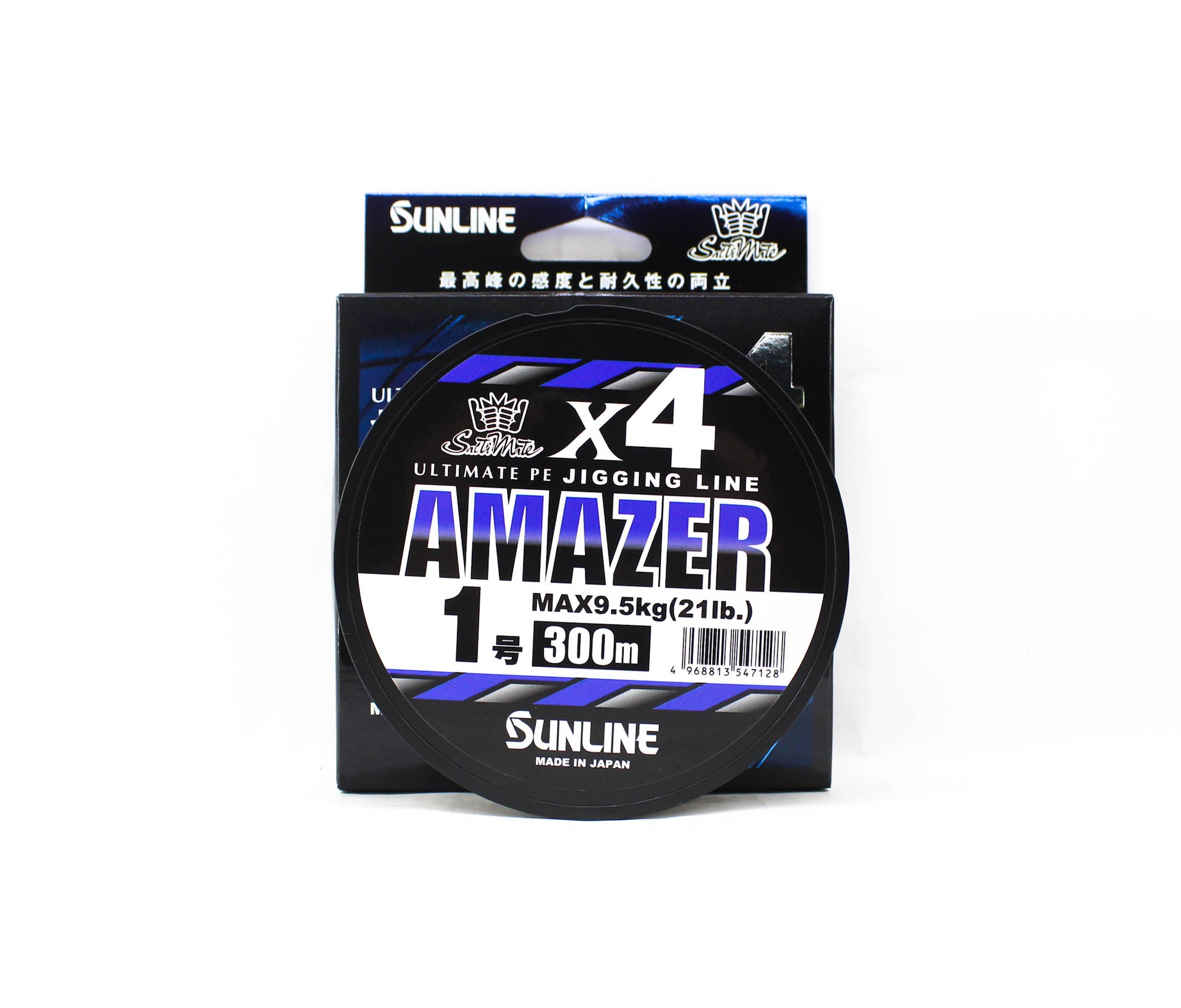 Sunline P.E Line Amazer X4 HG Jigging 300M P.E 1 21lb Multi (7128)