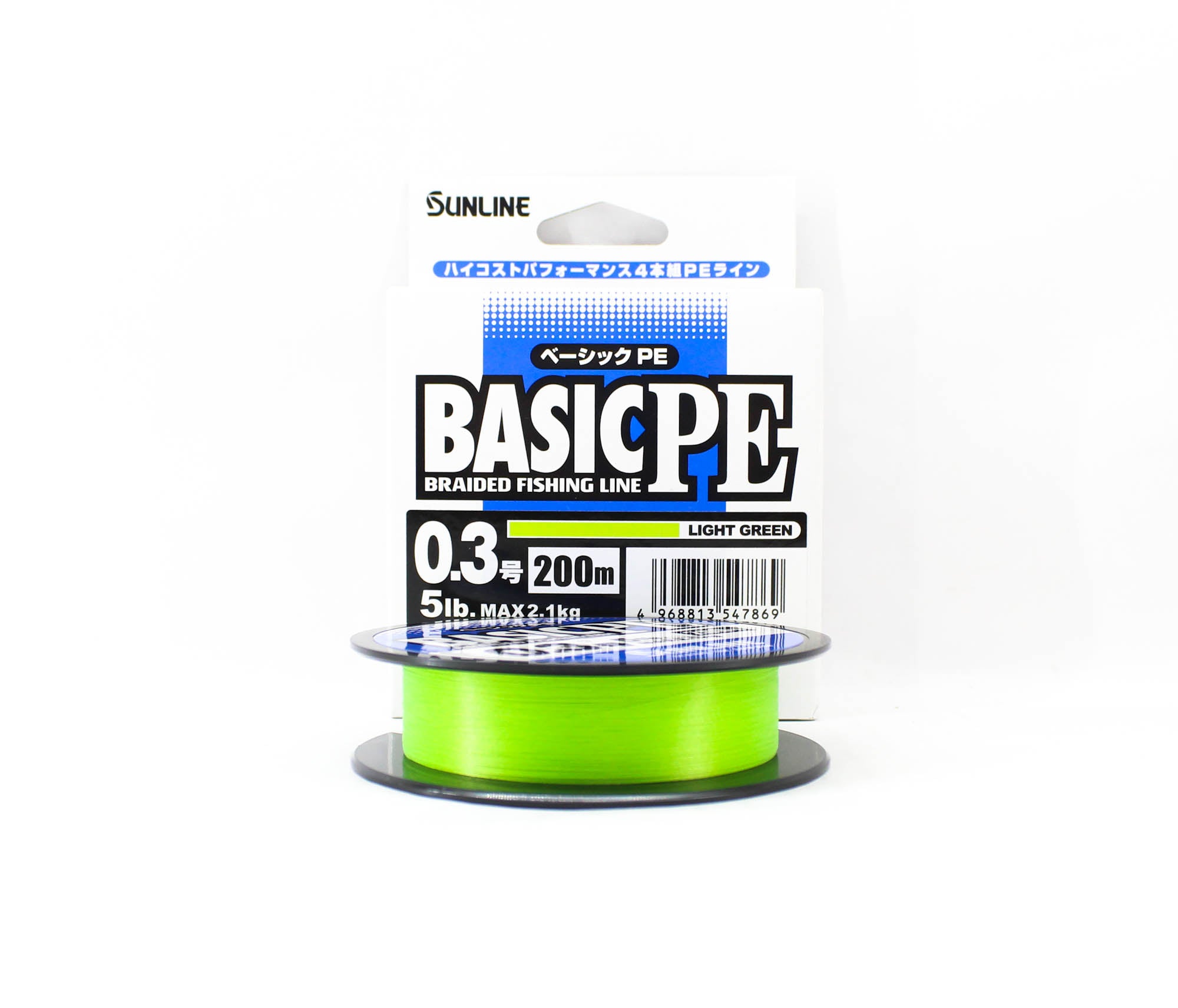 Sunline P.E Line X4 Basic P.E HG 200m P.E 0.3 5lb LG (7869)