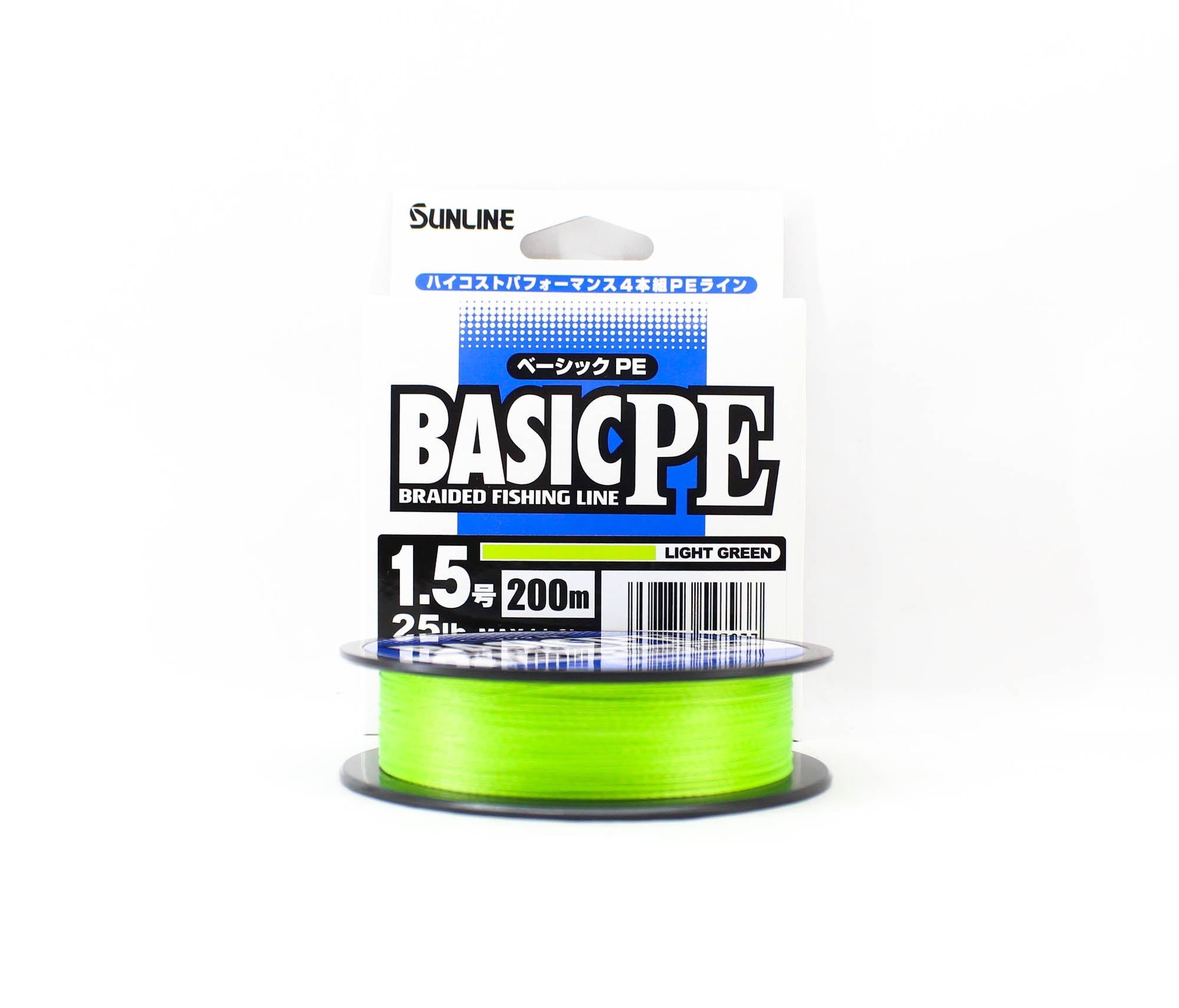 Sunline P.E Line X4 Basic P.E HG 200m P.E 1.5 25lb LG (7937)