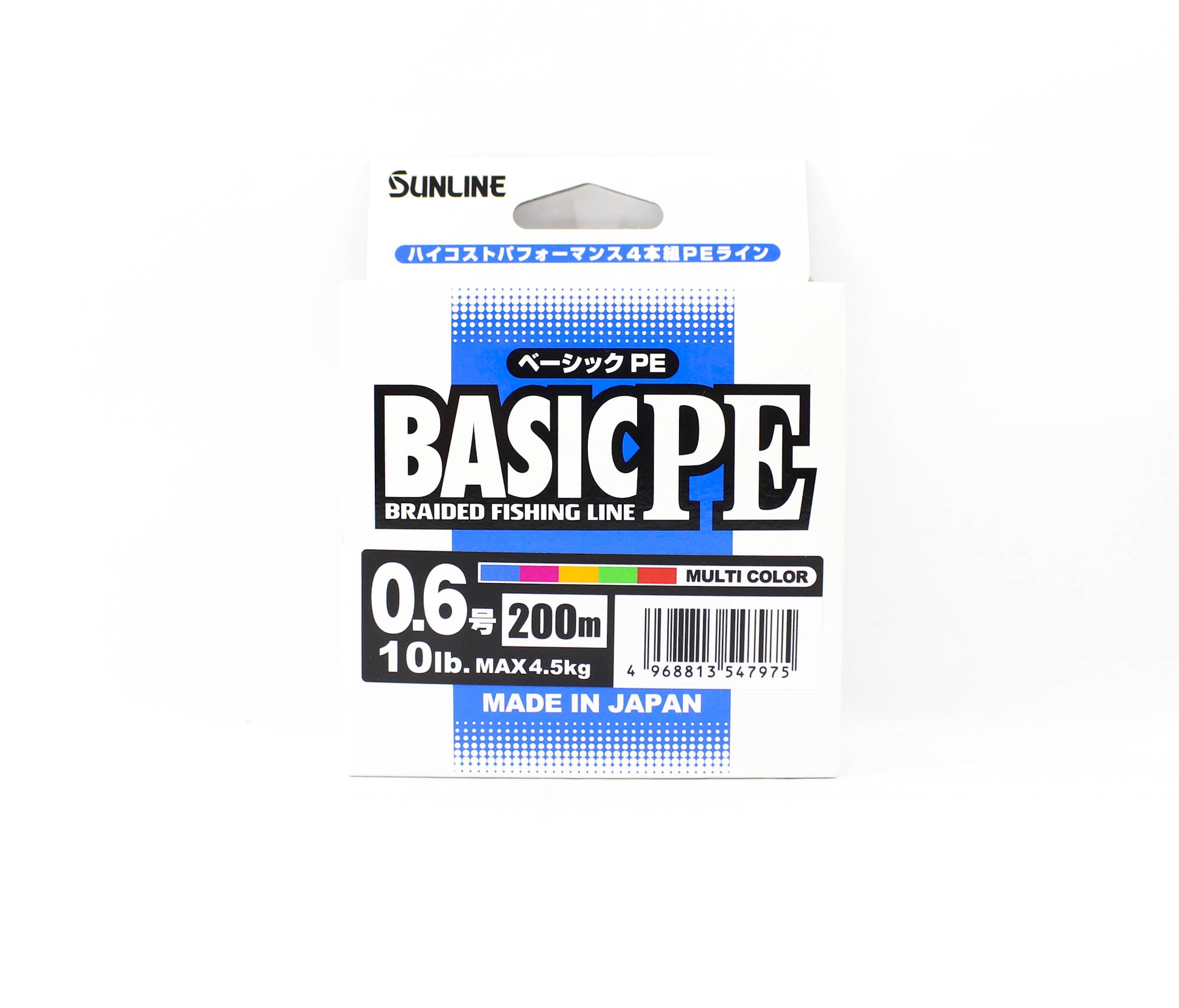 Sunline P.E Line X4 Basic P.E HG 200m P.E 0.6 10lb 5C (7975)
